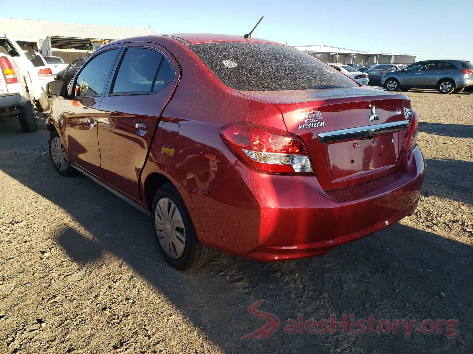 ML32F3FJ3KHF08756 2019 MITSUBISHI MIRAGE