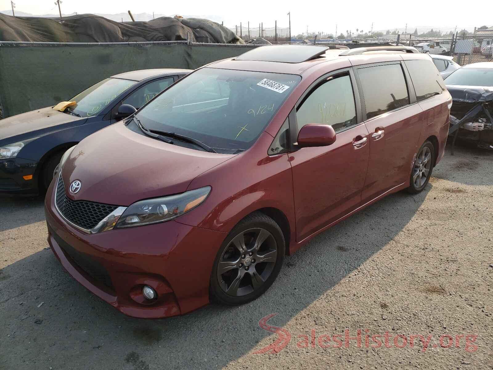 5TDXK3DC2GS710023 2016 TOYOTA SIENNA