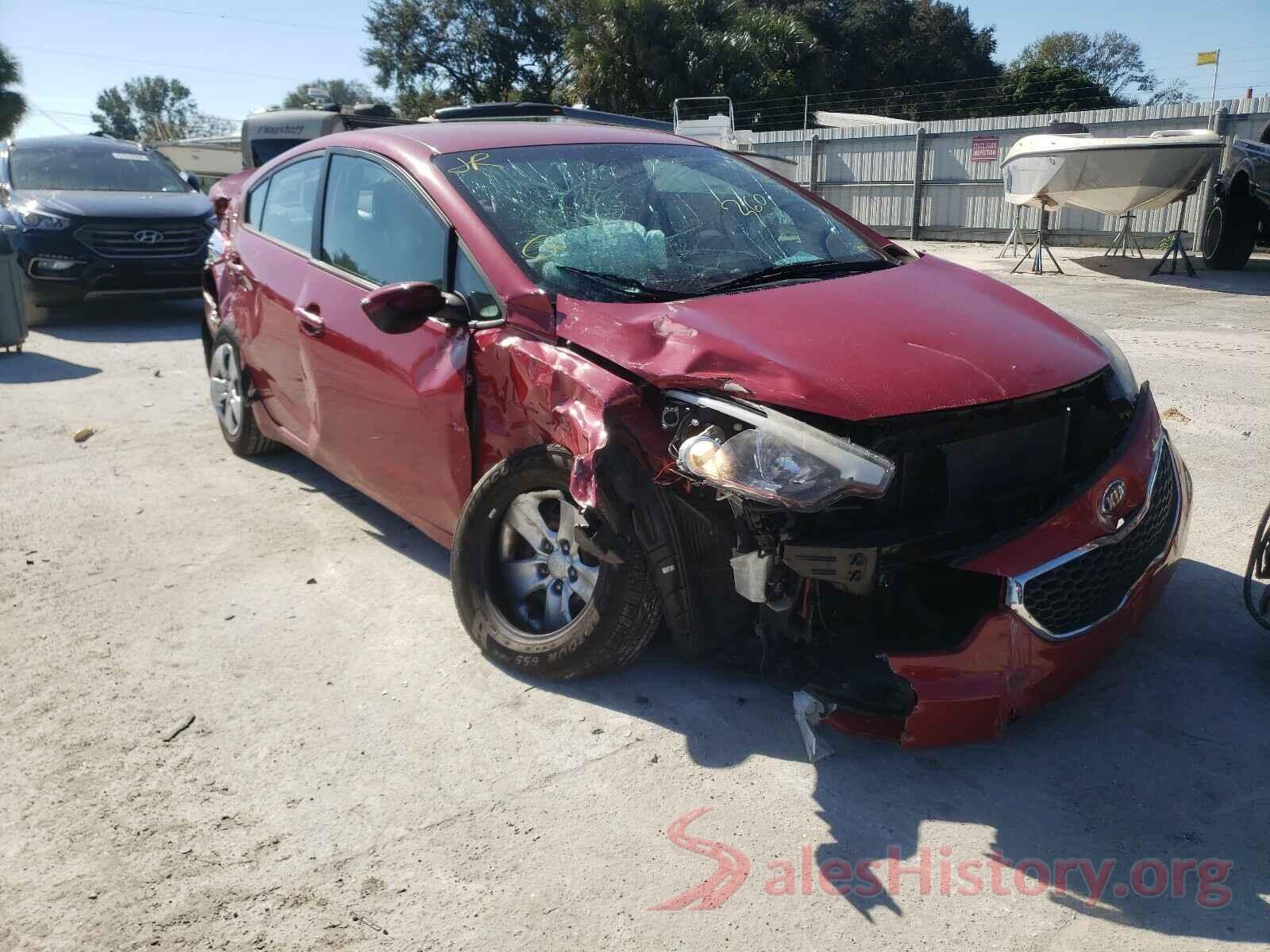 KNAFK4A6XG5437691 2016 KIA FORTE