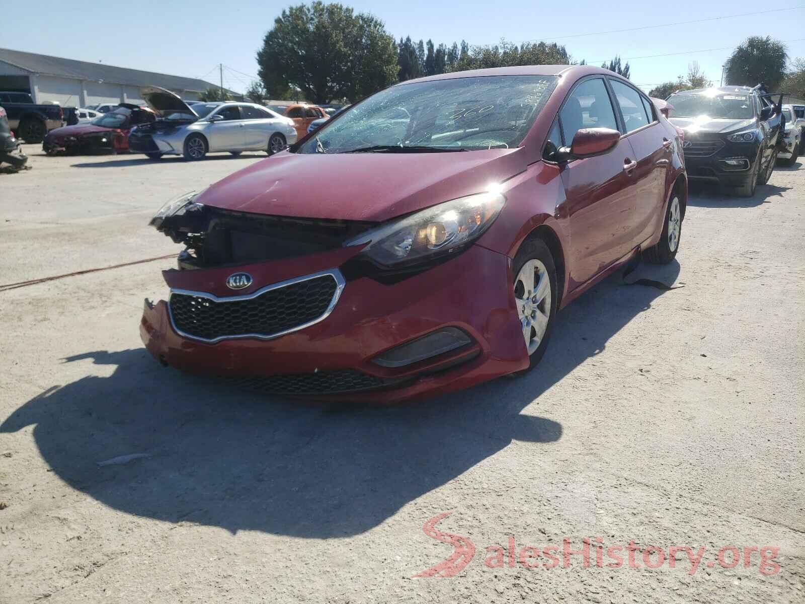 KNAFK4A6XG5437691 2016 KIA FORTE