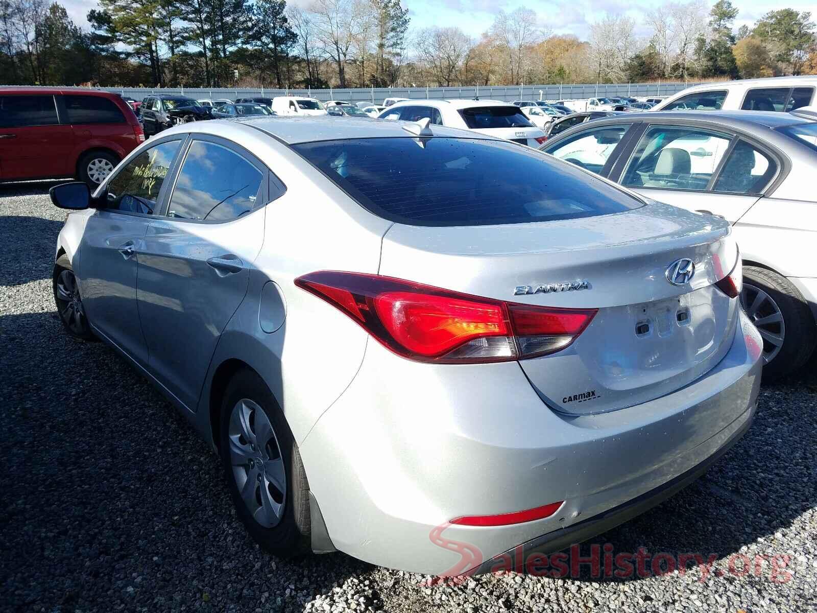 5NPDH4AE8GH665379 2016 HYUNDAI ELANTRA