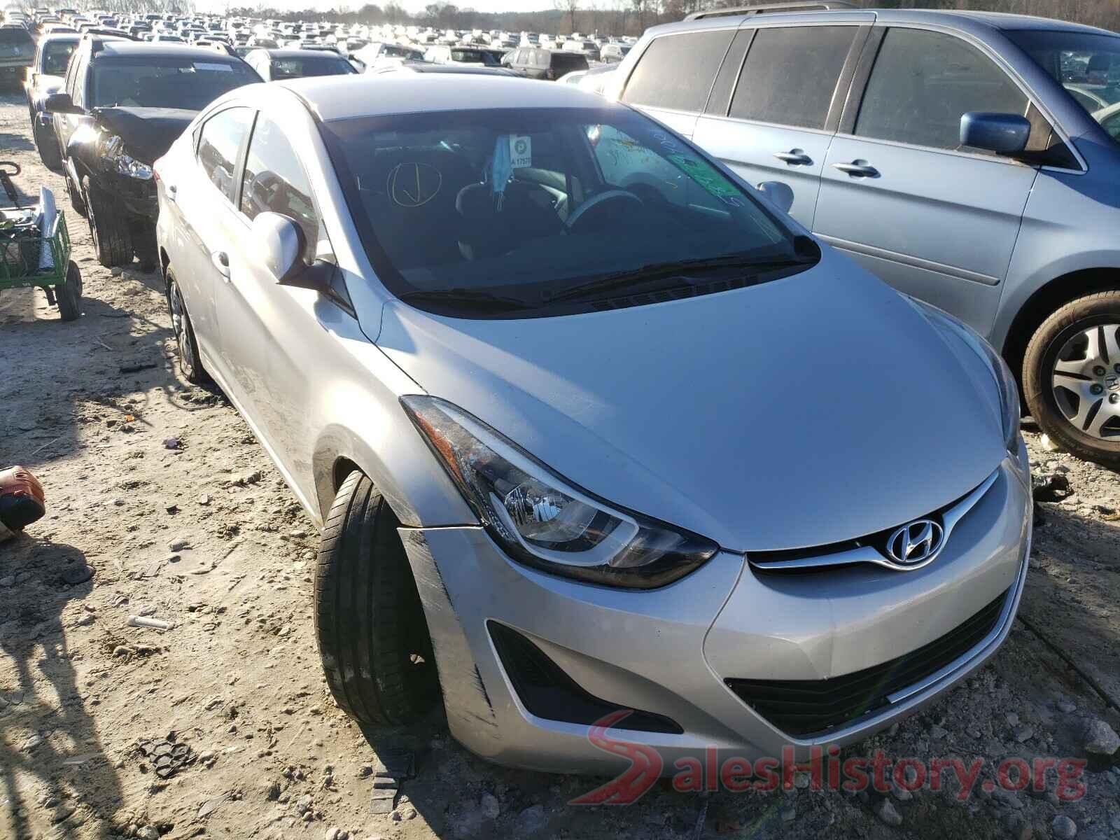 5NPDH4AE8GH665379 2016 HYUNDAI ELANTRA