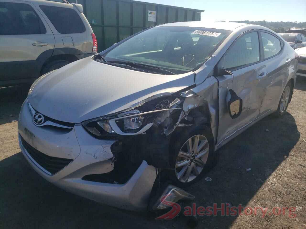 KMHDH4AE0EU172553 2014 HYUNDAI ELANTRA