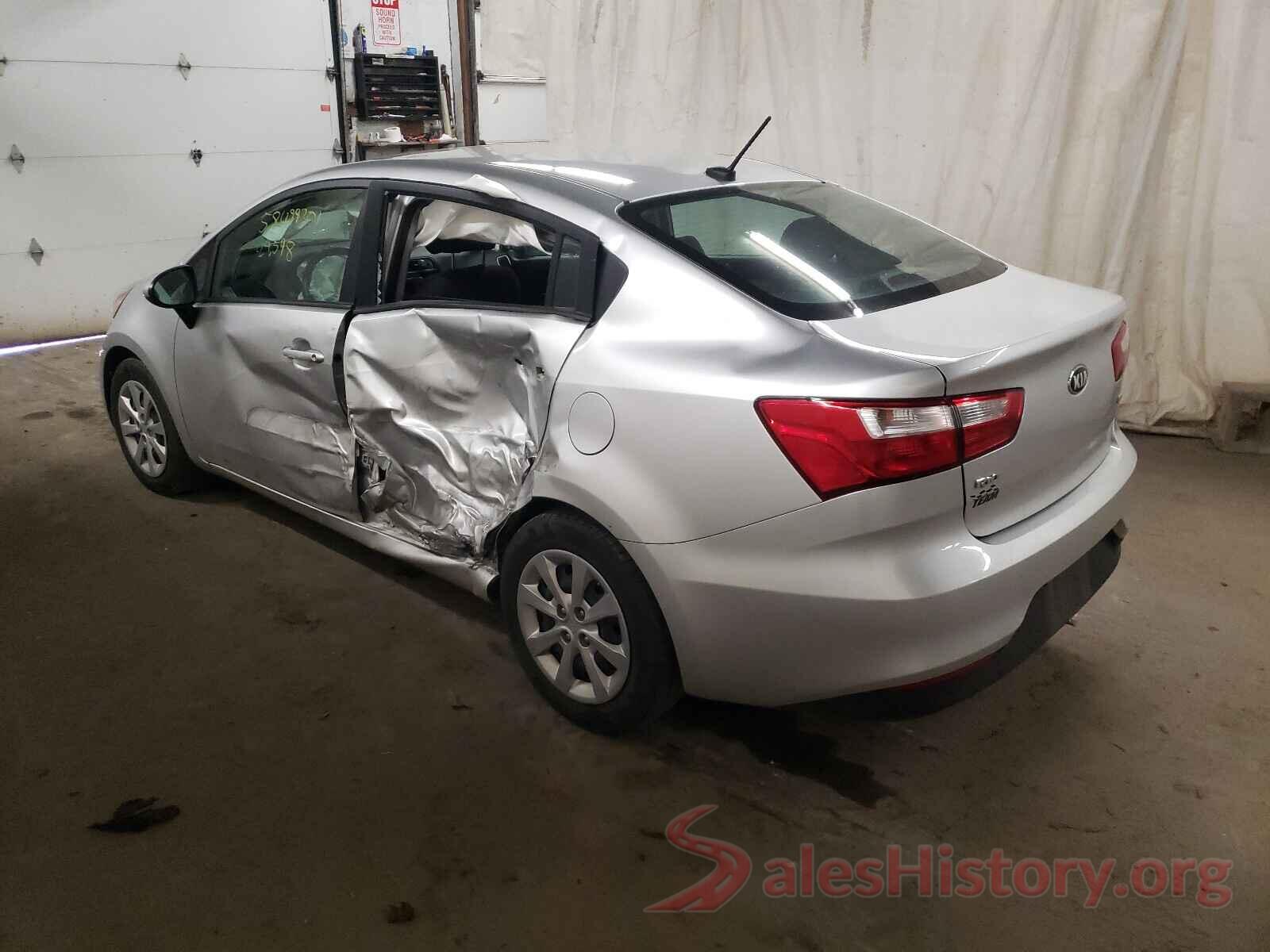 KNADM4A35H6100073 2017 KIA RIO