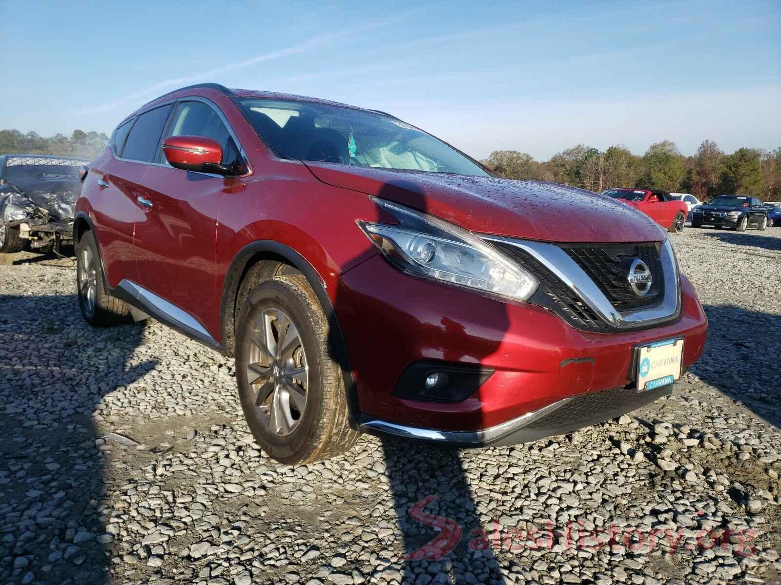 5N1AZ2MH1GN125619 2016 NISSAN MURANO