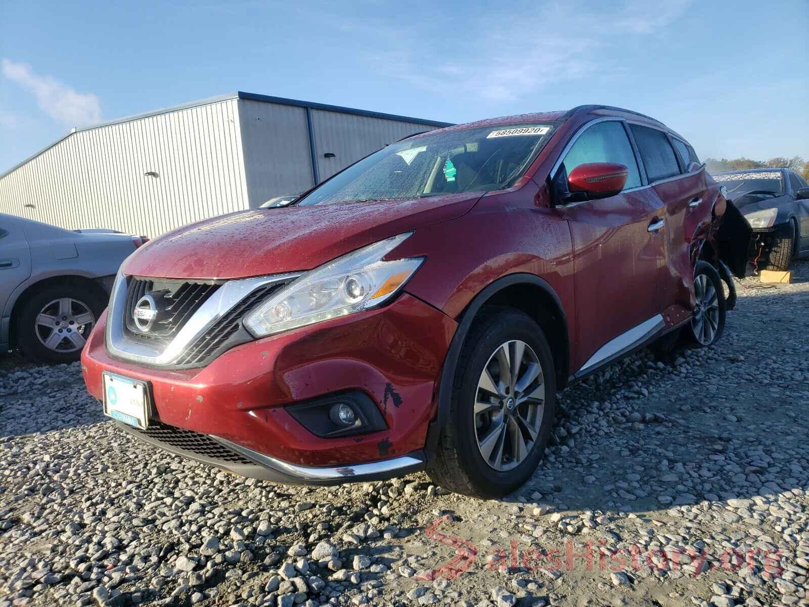 5N1AZ2MH1GN125619 2016 NISSAN MURANO