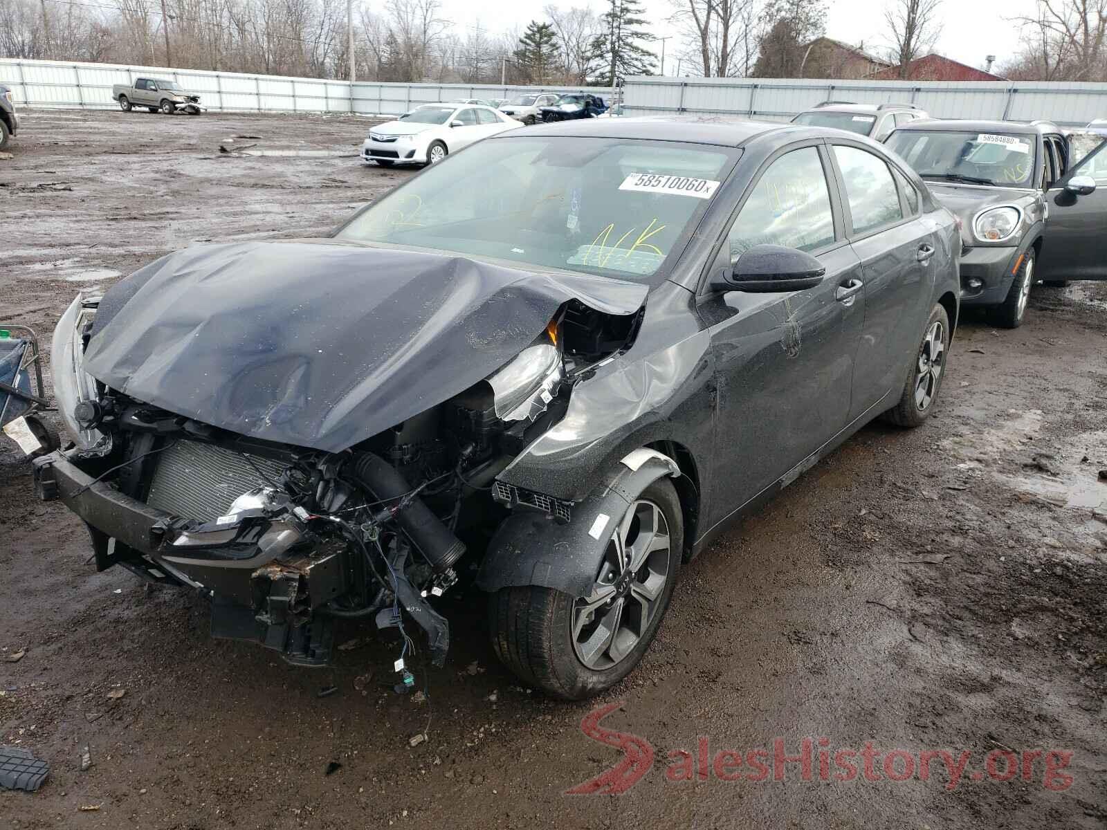 3KPF24AD7LE222351 2020 KIA FORTE