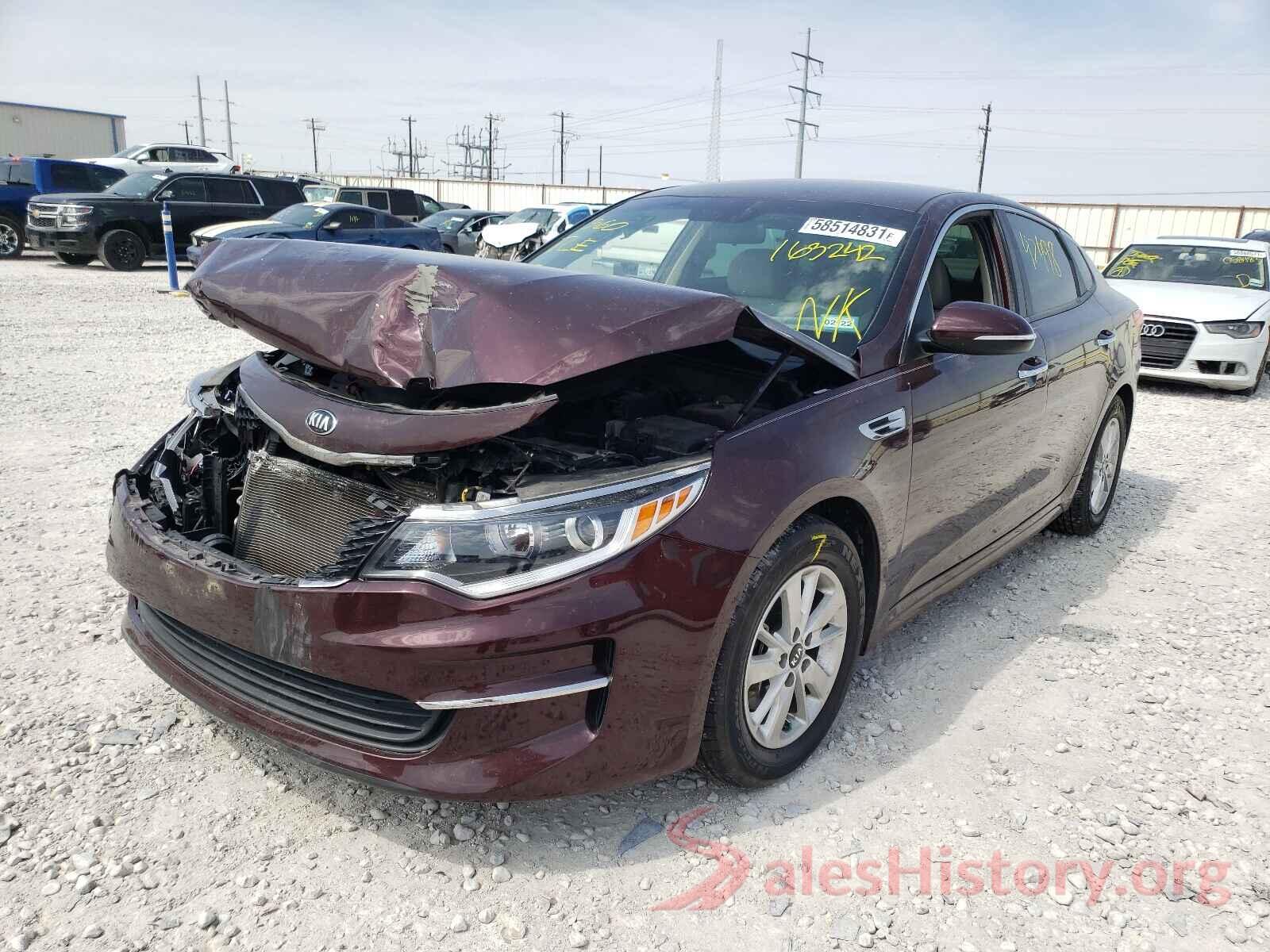 5XXGT4L37HG163242 2017 KIA OPTIMA