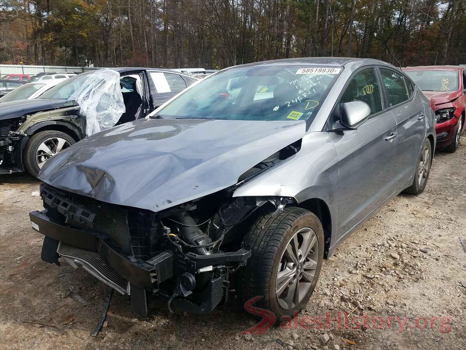 5NPD84LF9JH248821 2018 HYUNDAI ELANTRA