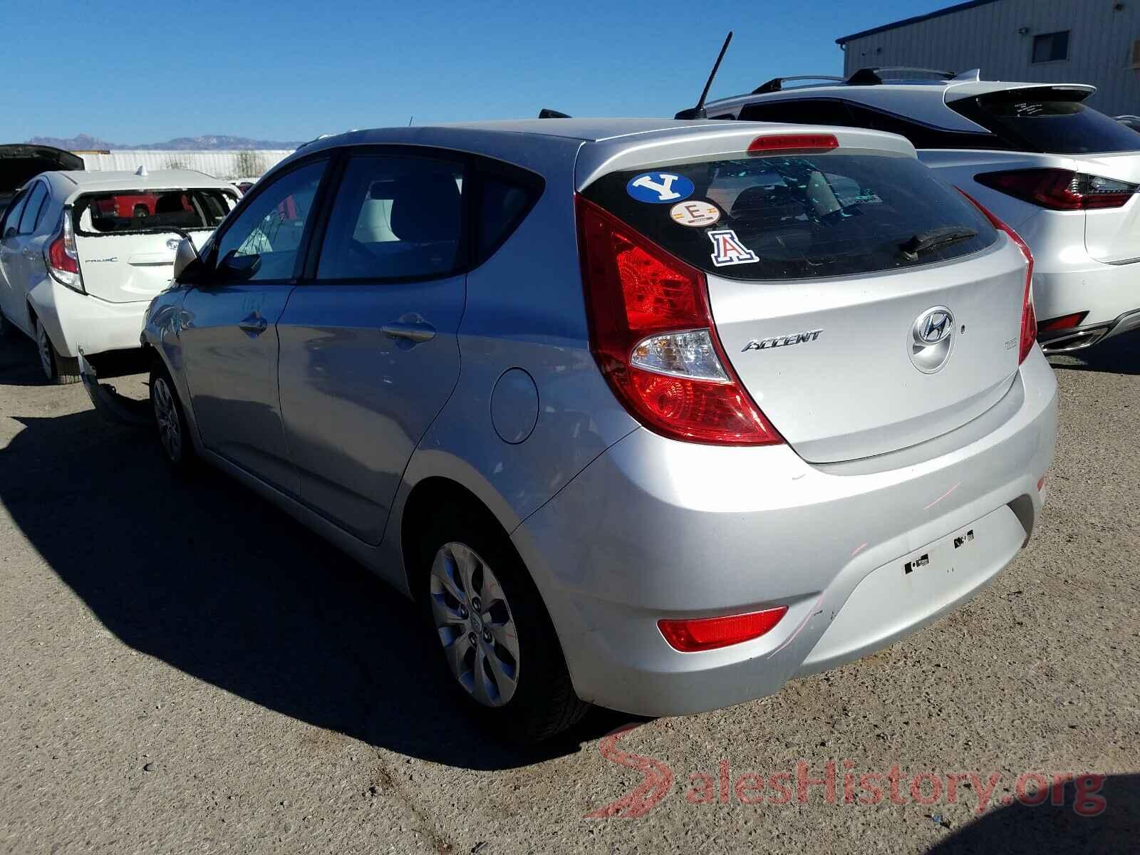 KMHCT5AE2GU285312 2016 HYUNDAI ACCENT