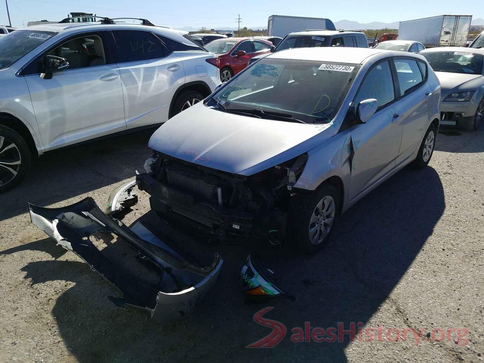 KMHCT5AE2GU285312 2016 HYUNDAI ACCENT