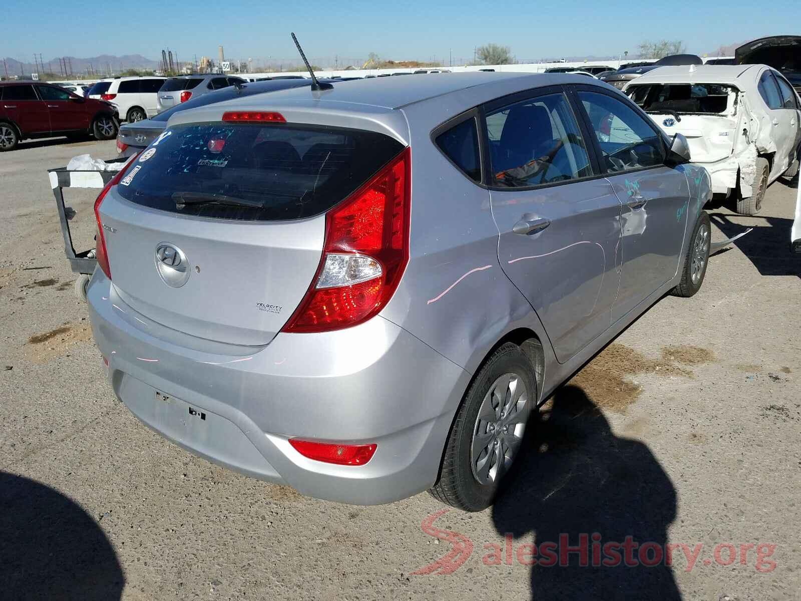 KMHCT5AE2GU285312 2016 HYUNDAI ACCENT