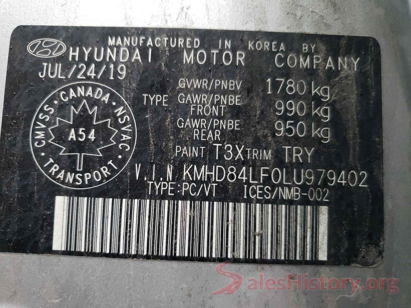 KMHD84LF0LU979402 2020 HYUNDAI ELANTRA