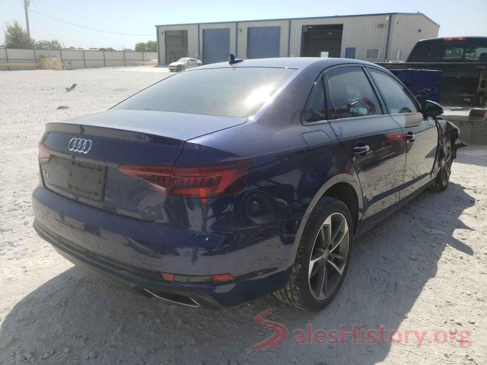 WAUGMAF4XKN022478 2019 AUDI A4