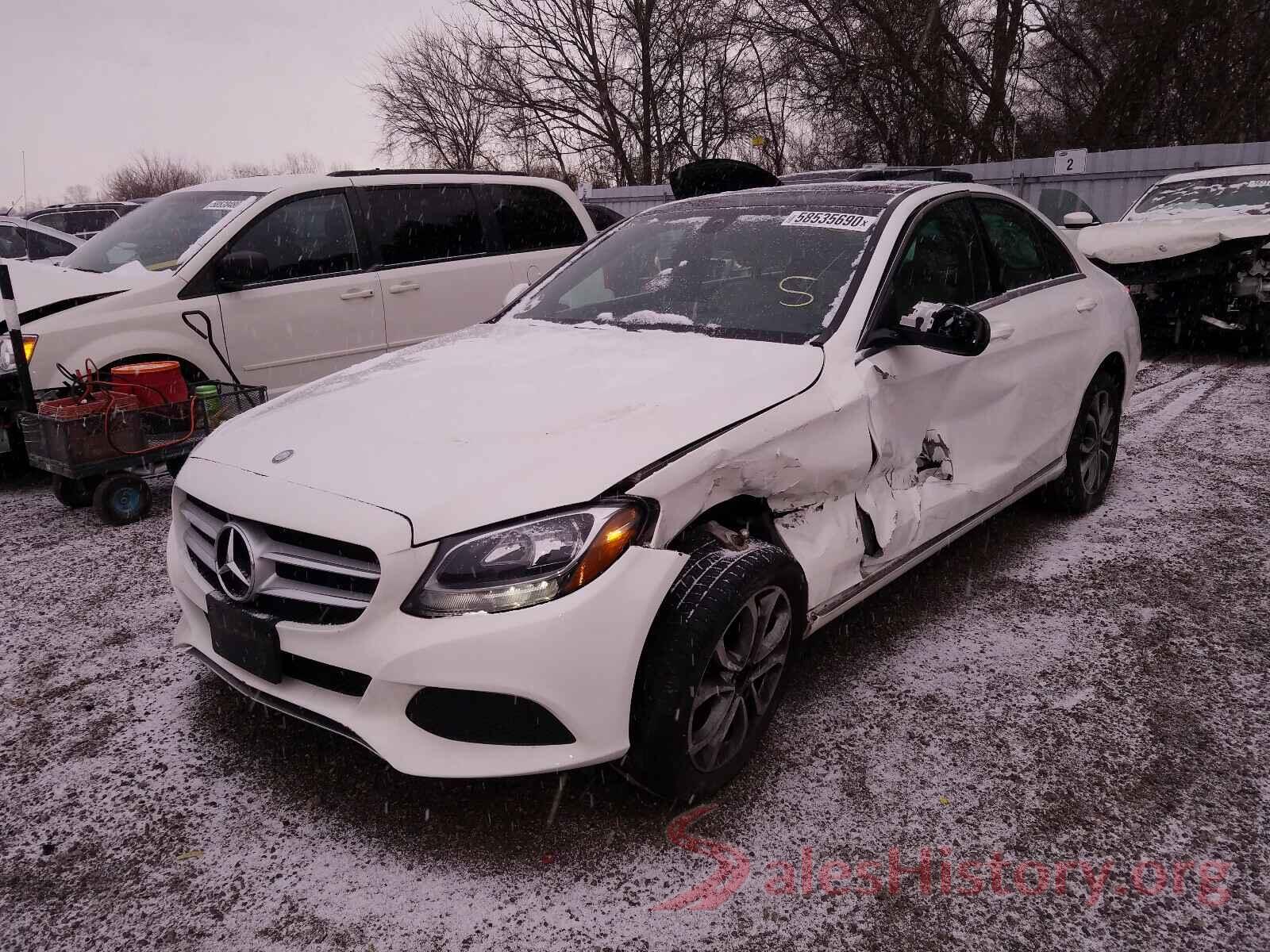 55SWF4KB4HU223247 2017 MERCEDES-BENZ C CLASS