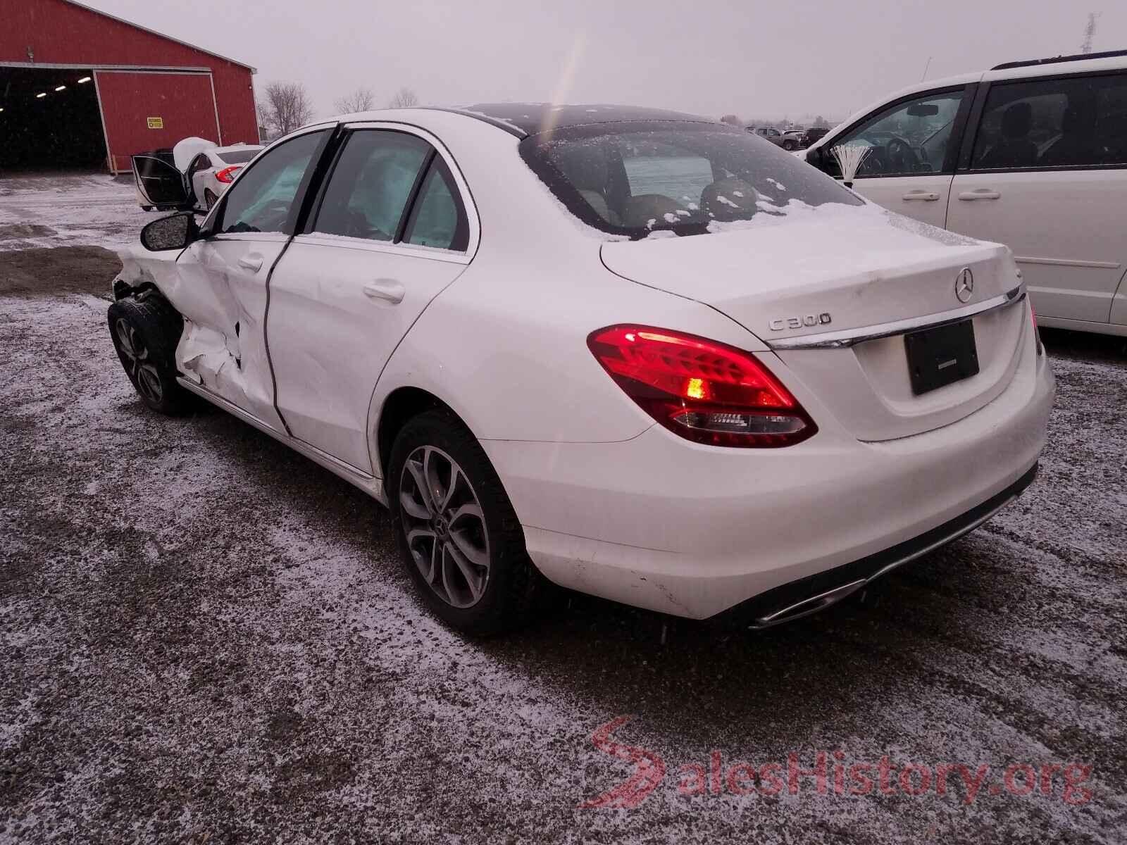 55SWF4KB4HU223247 2017 MERCEDES-BENZ C CLASS