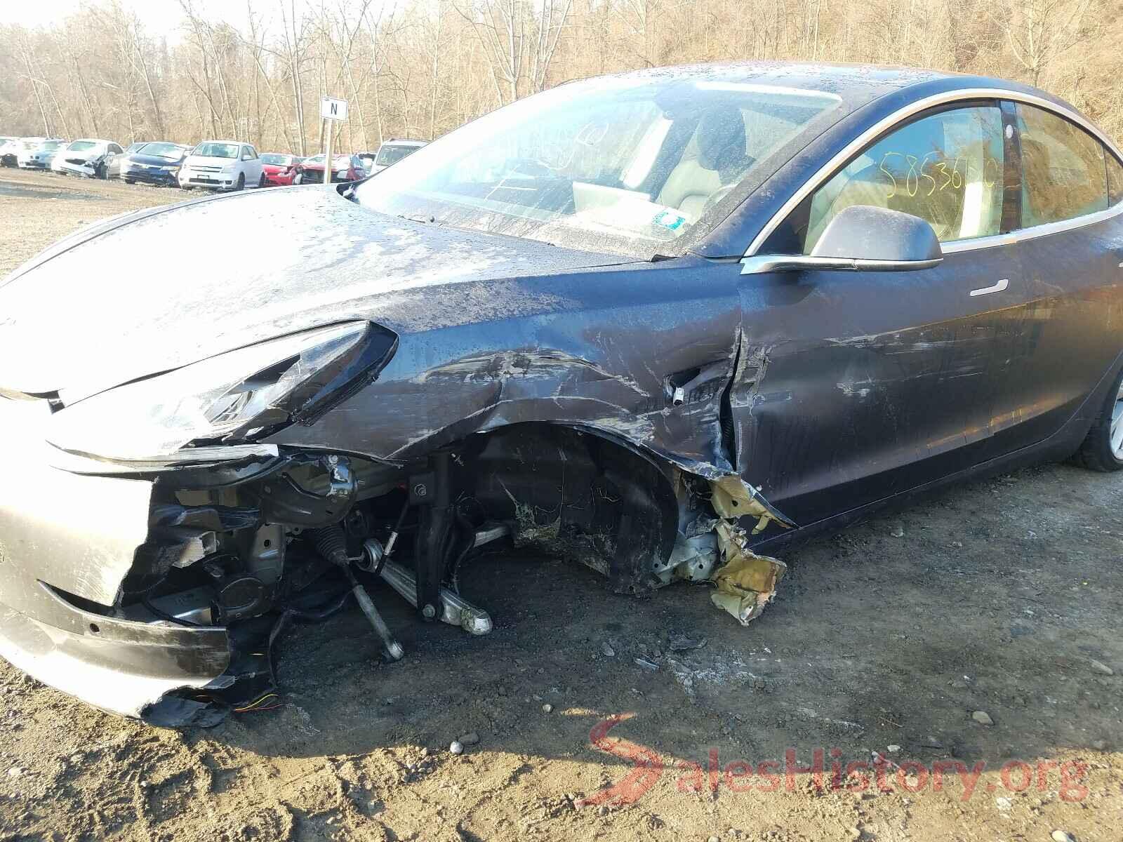 5YJ3E1EBXKF194586 2019 TESLA MODEL 3