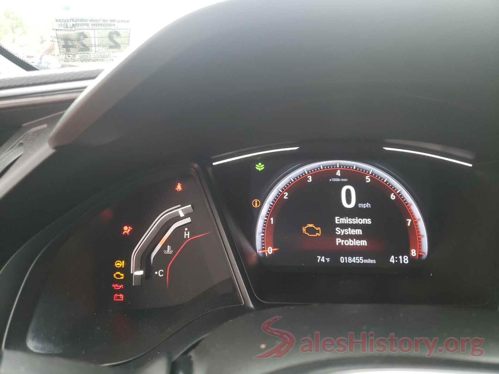 SHHFK7G40KU217279 2019 HONDA CIVIC