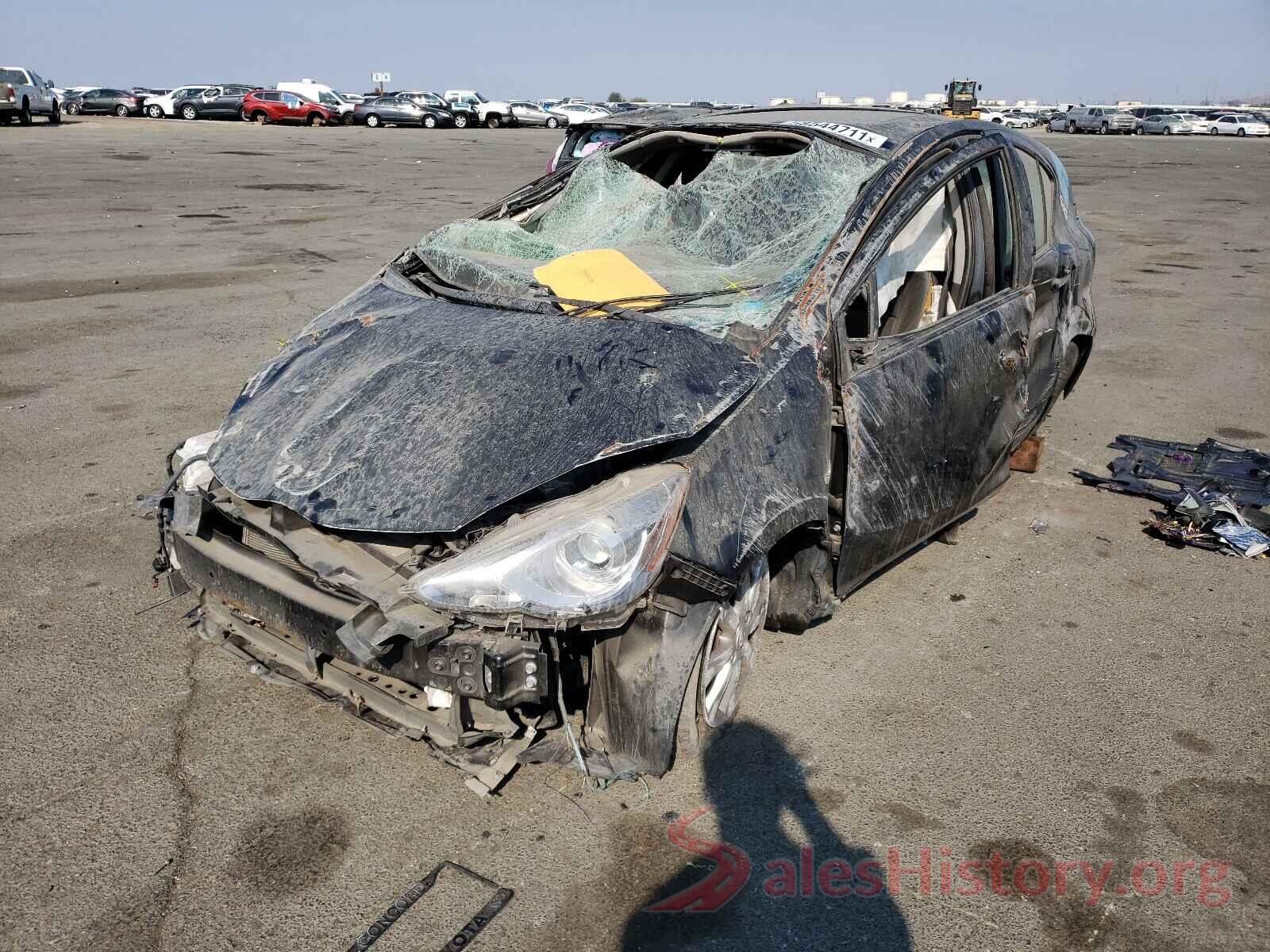 JTDKDTB32H1592044 2017 TOYOTA PRIUS