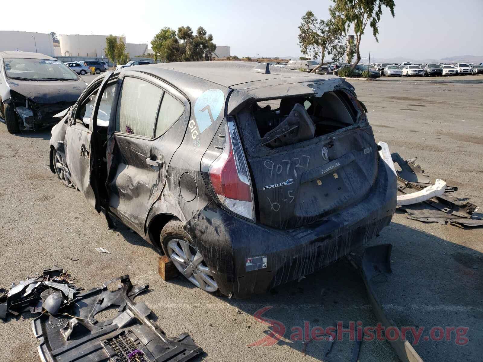 JTDKDTB32H1592044 2017 TOYOTA PRIUS