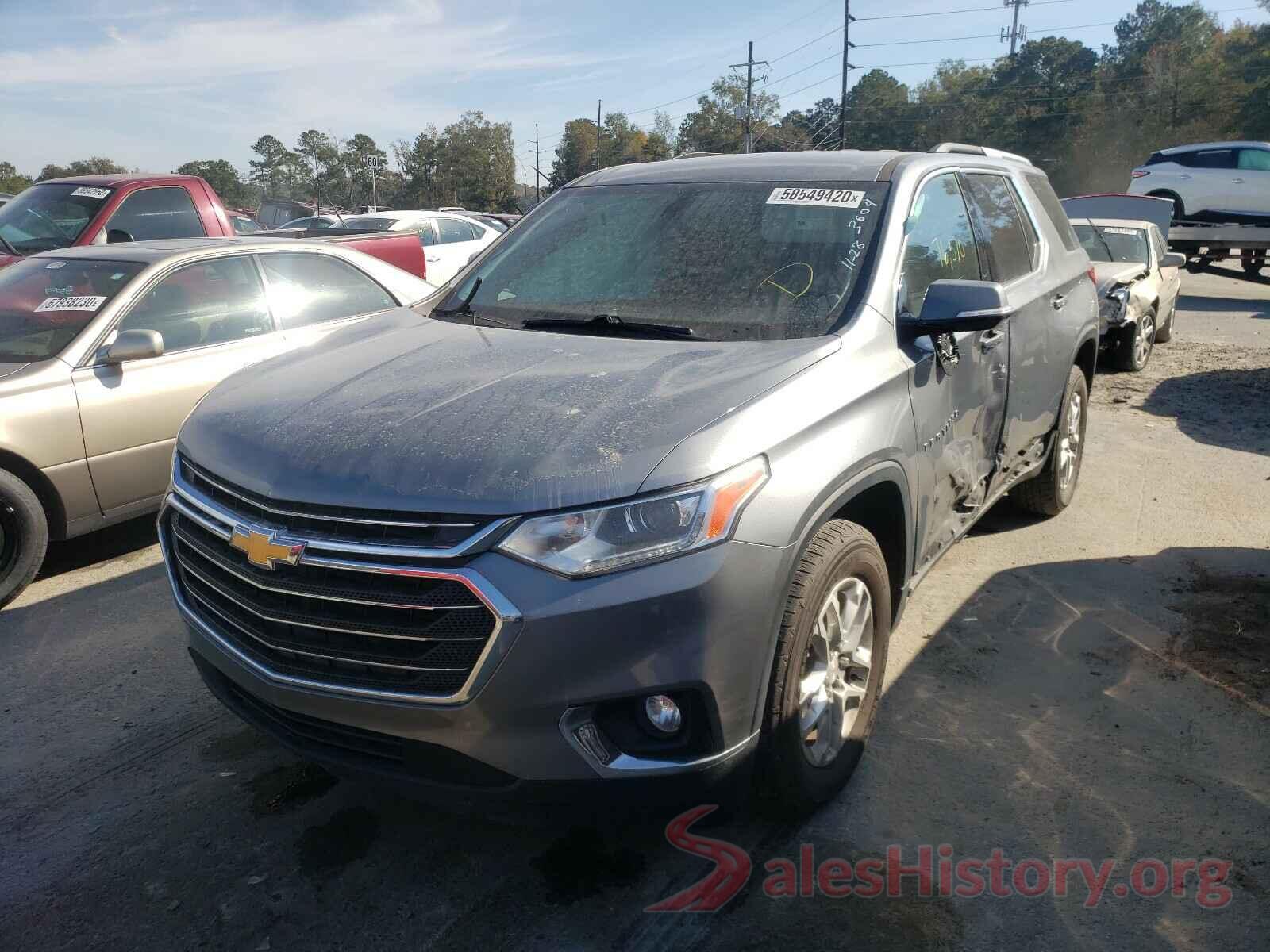 1GNERGKWXJJ163604 2018 CHEVROLET TRAVERSE