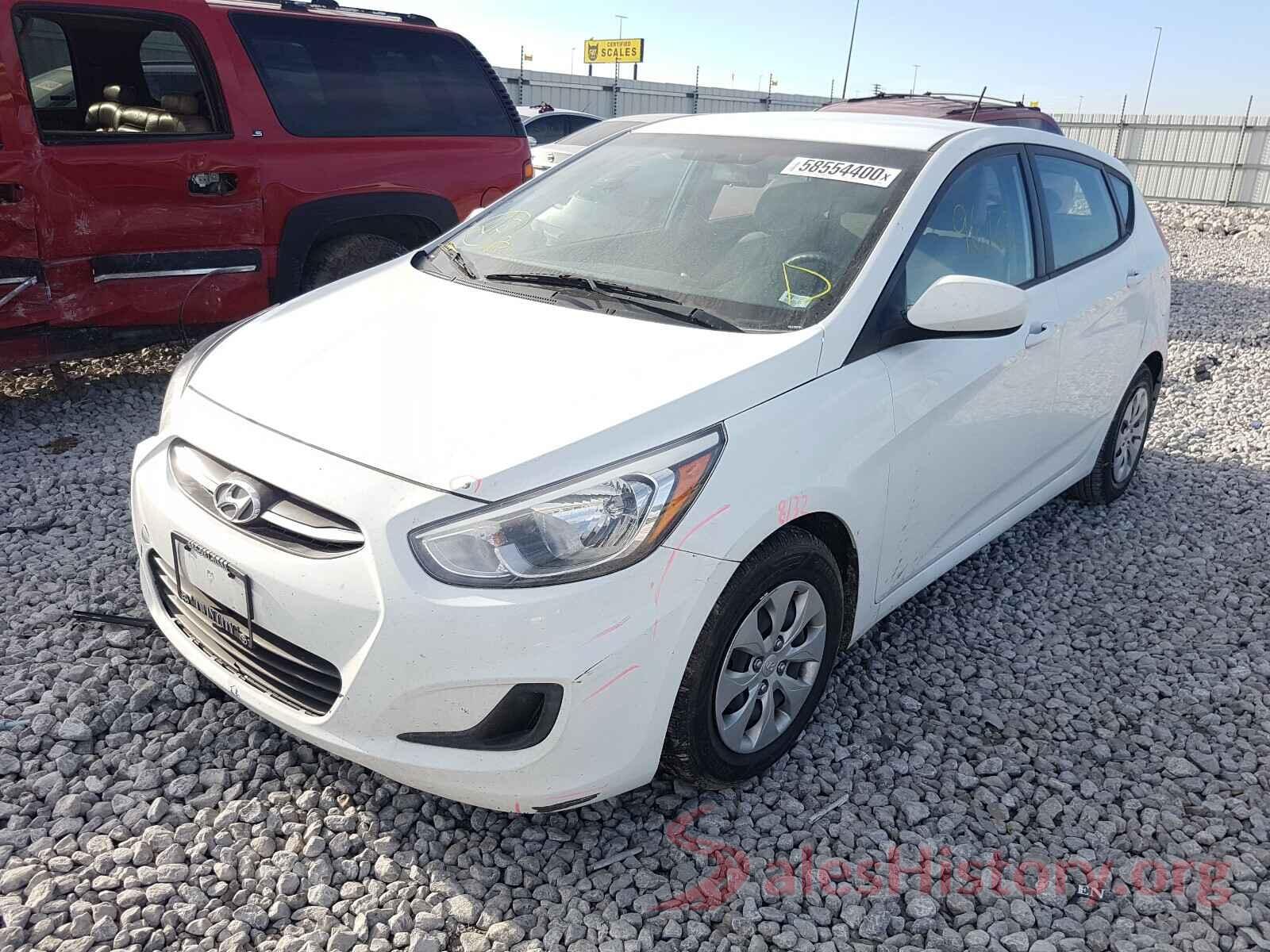 KMHCT5AE2GU289795 2016 HYUNDAI ACCENT