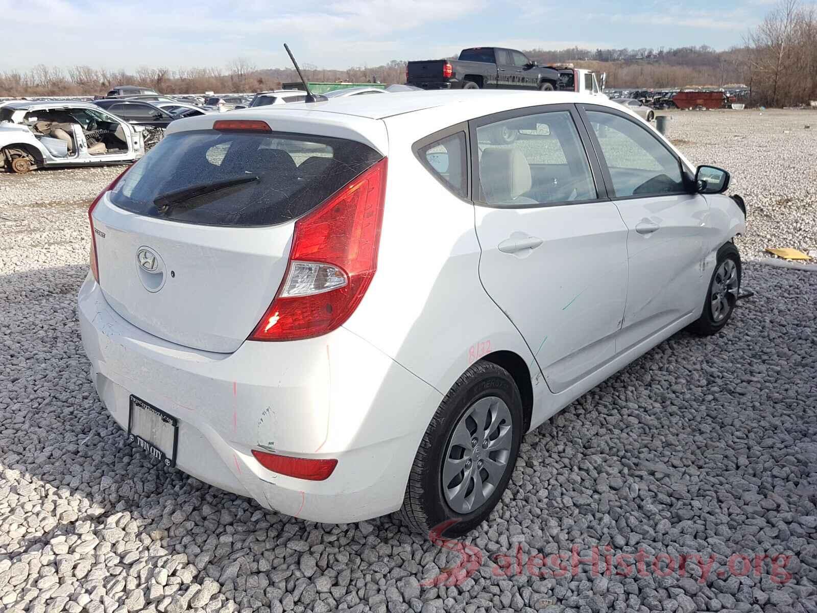 KMHCT5AE2GU289795 2016 HYUNDAI ACCENT