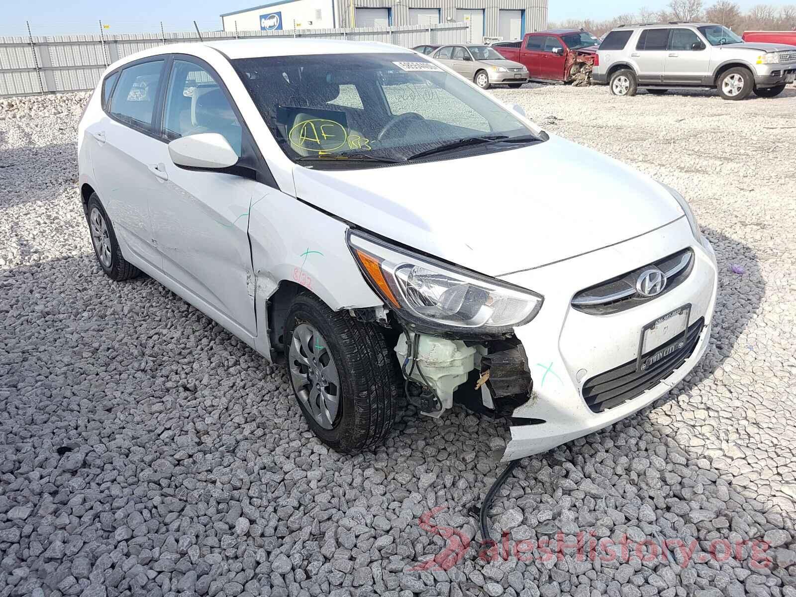 KMHCT5AE2GU289795 2016 HYUNDAI ACCENT