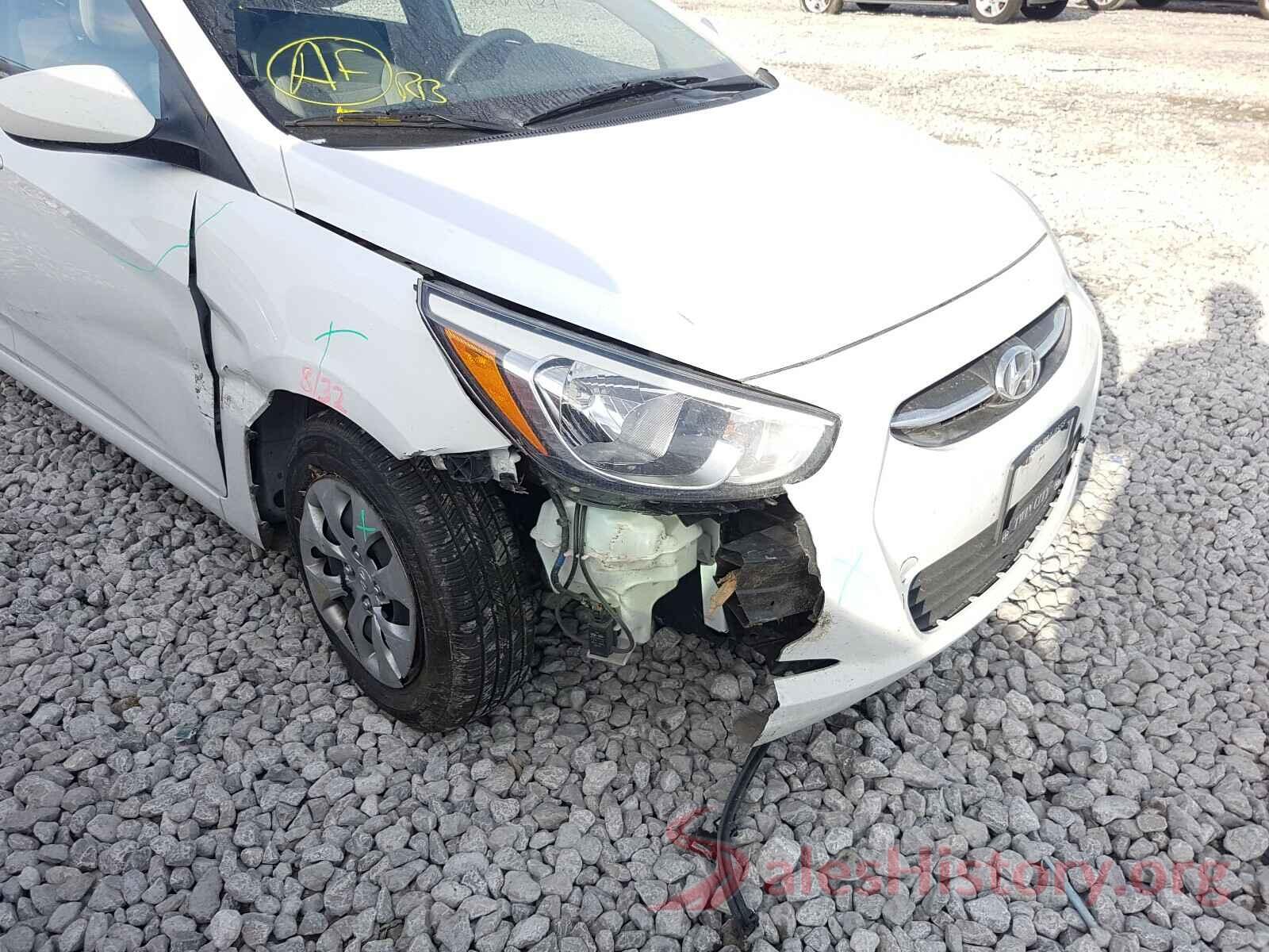 KMHCT5AE2GU289795 2016 HYUNDAI ACCENT