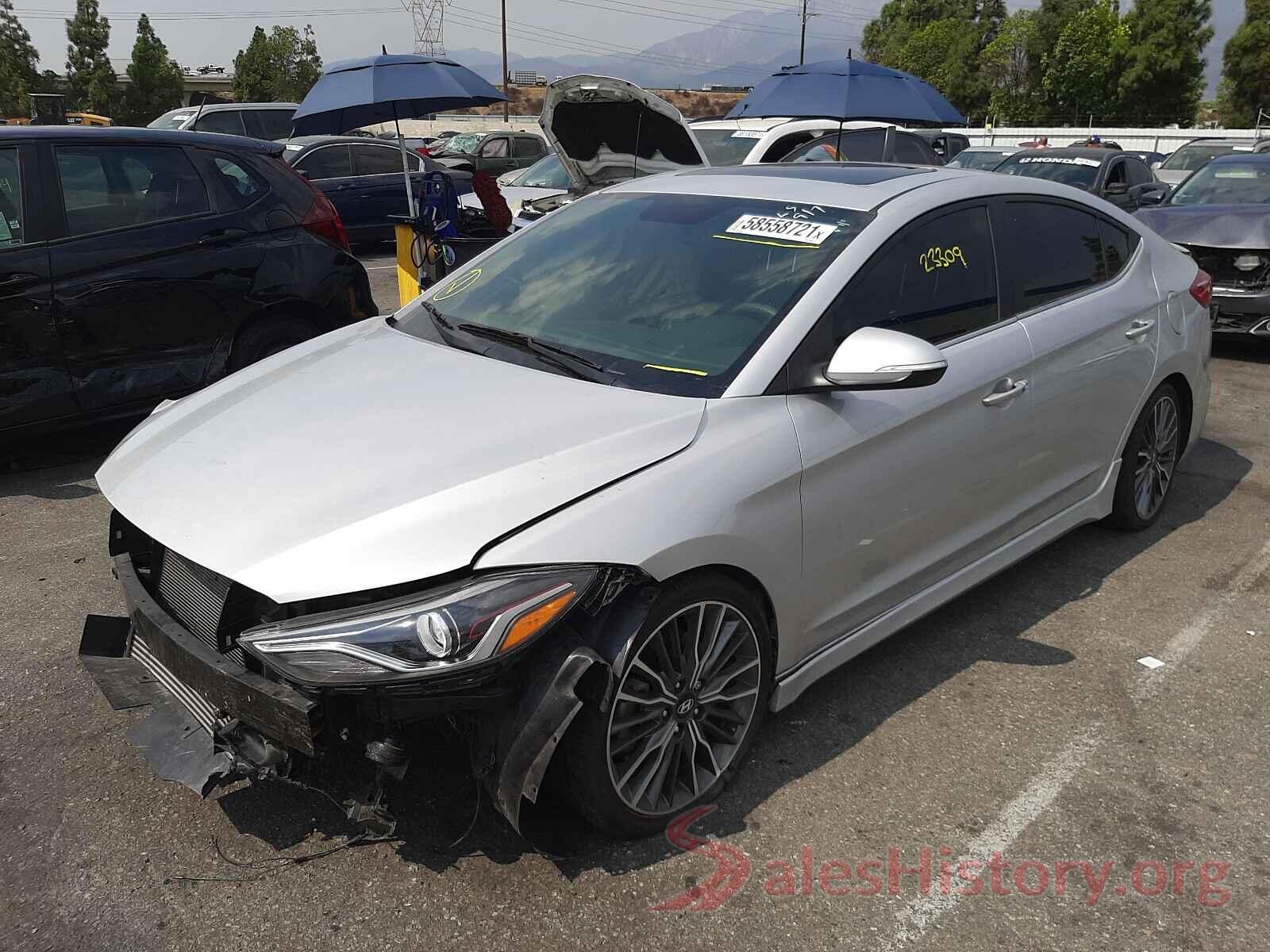 KMHD04LBXJU504356 2018 HYUNDAI ELANTRA