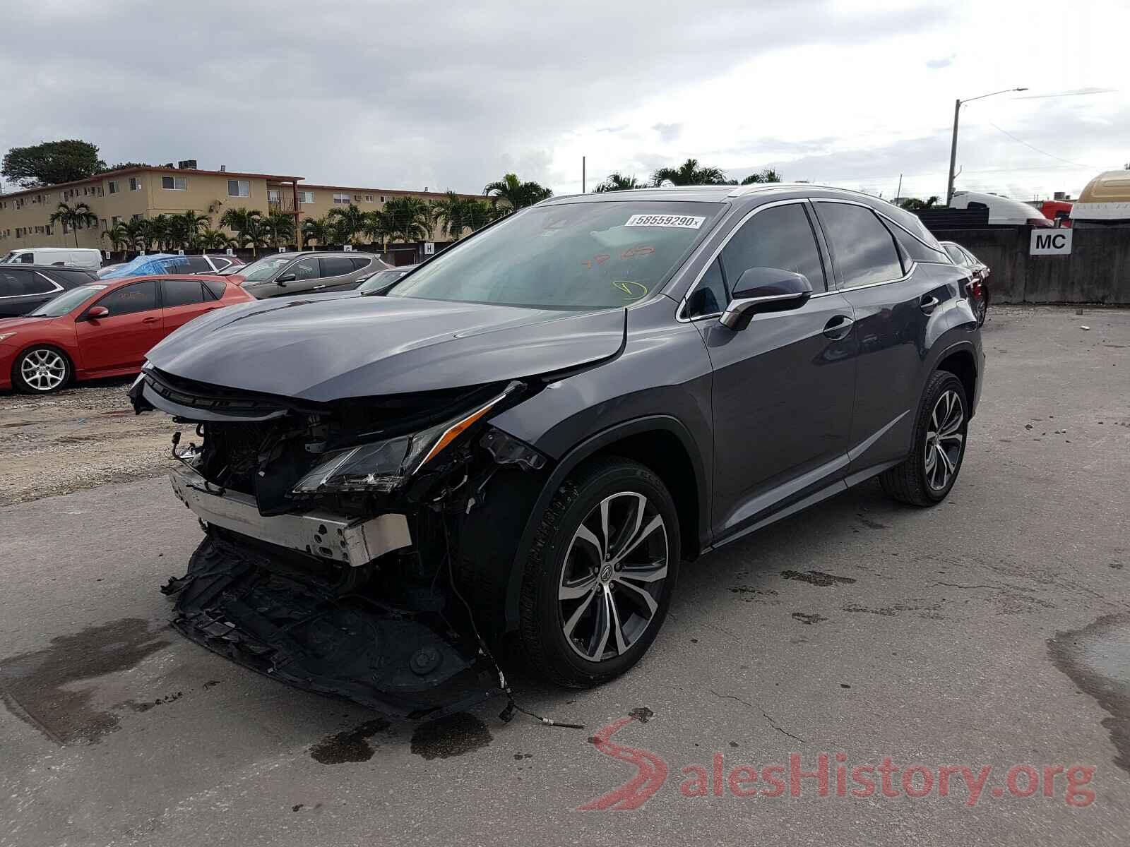 2T2ZZMCA6GC010018 2016 LEXUS RX350