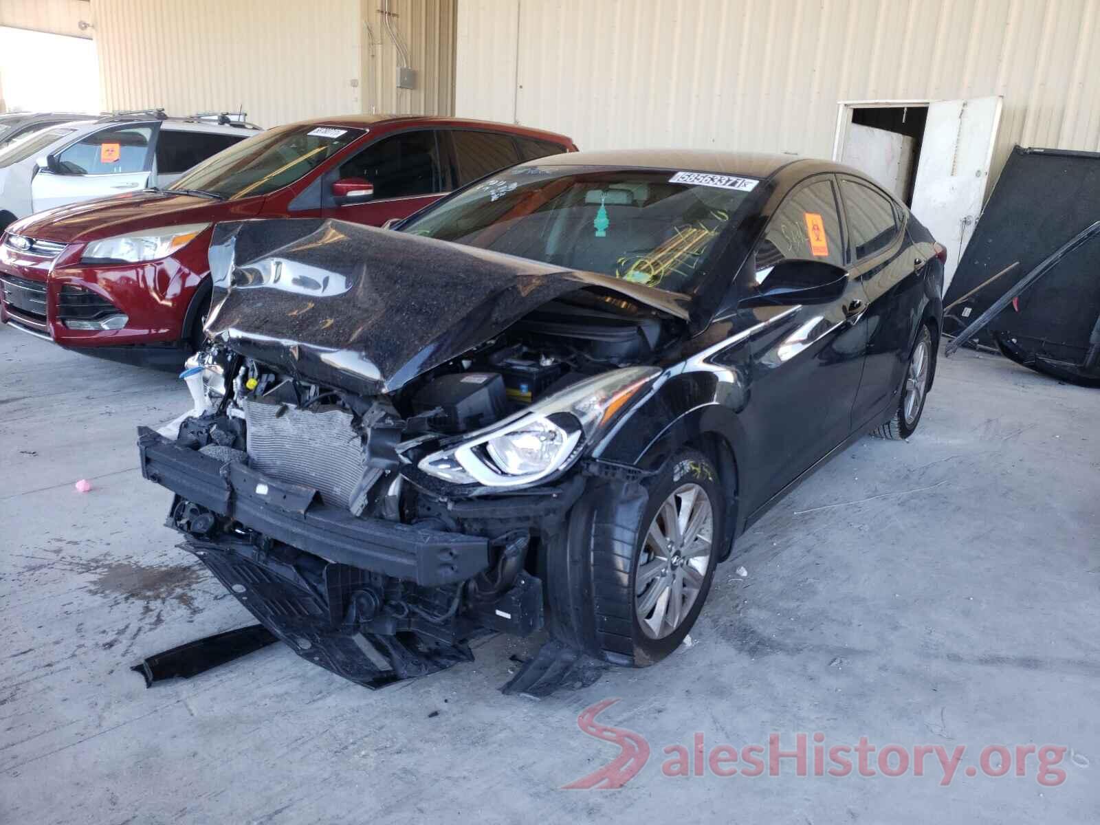 KMHDH4AE9GU487662 2016 HYUNDAI ELANTRA