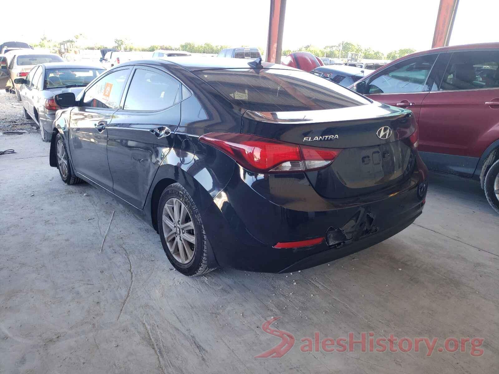 KMHDH4AE9GU487662 2016 HYUNDAI ELANTRA