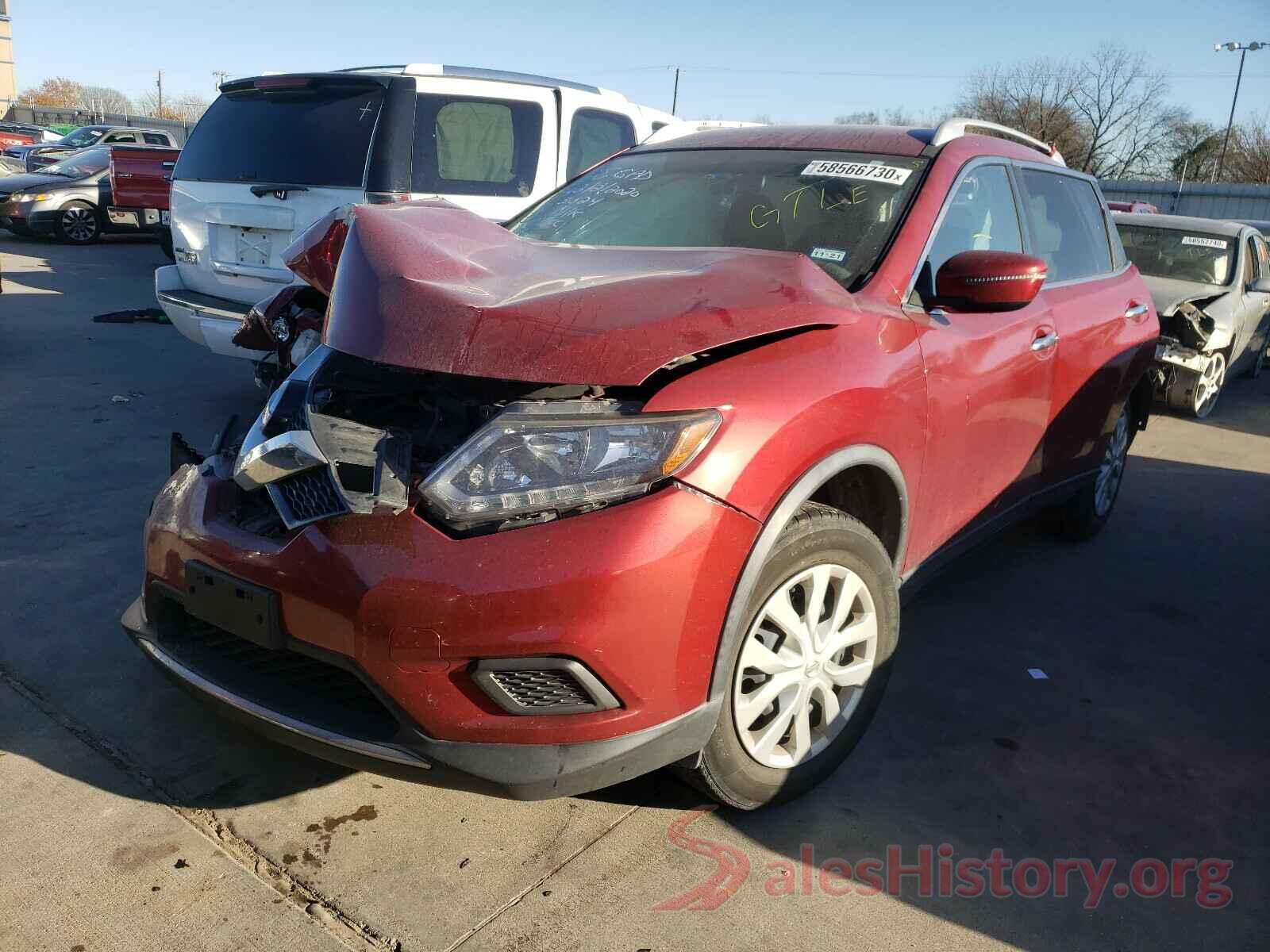 KNMAT2MV5GP662087 2016 NISSAN ROGUE