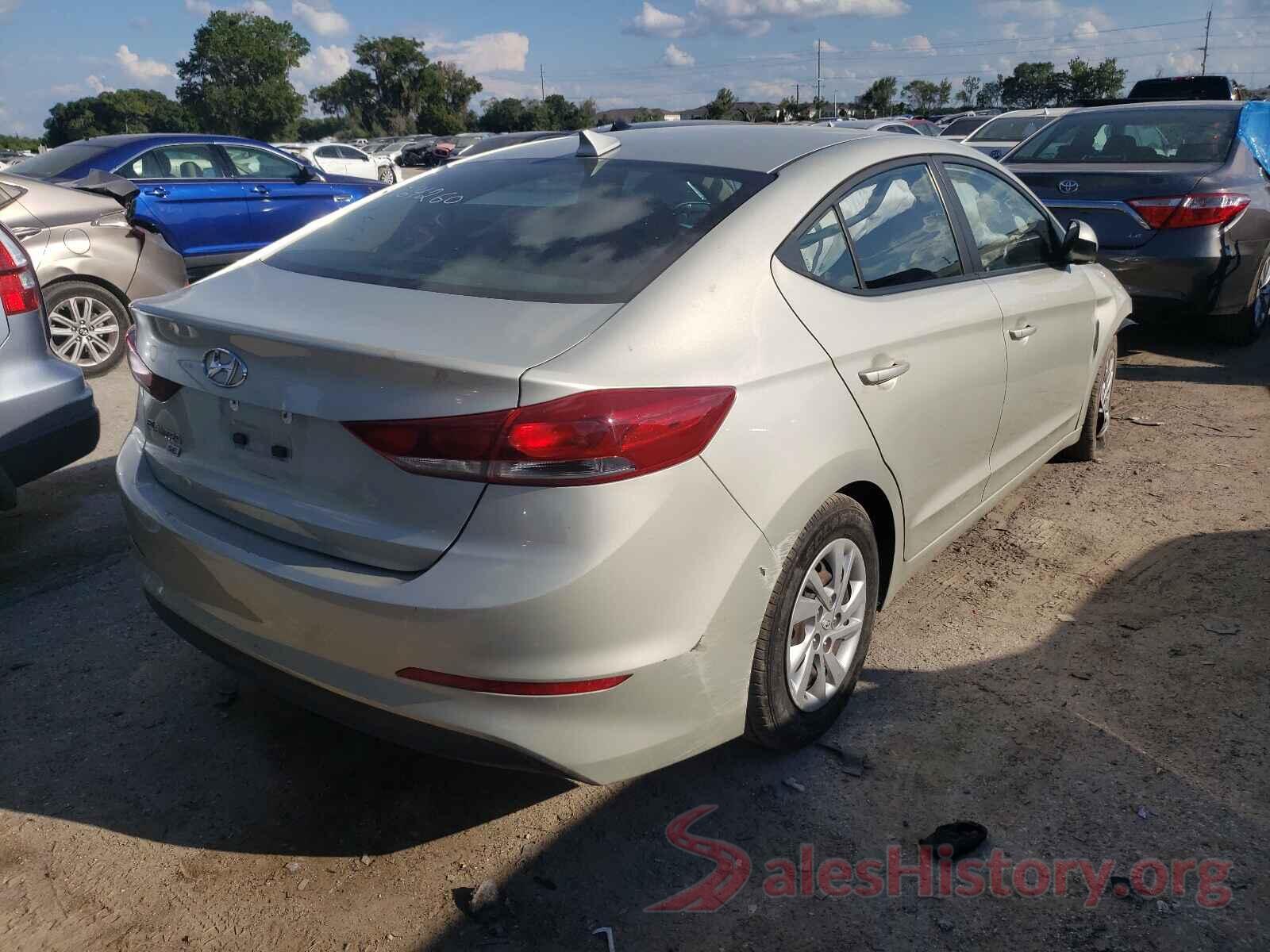 5NPD74LFXHH139491 2017 HYUNDAI ELANTRA