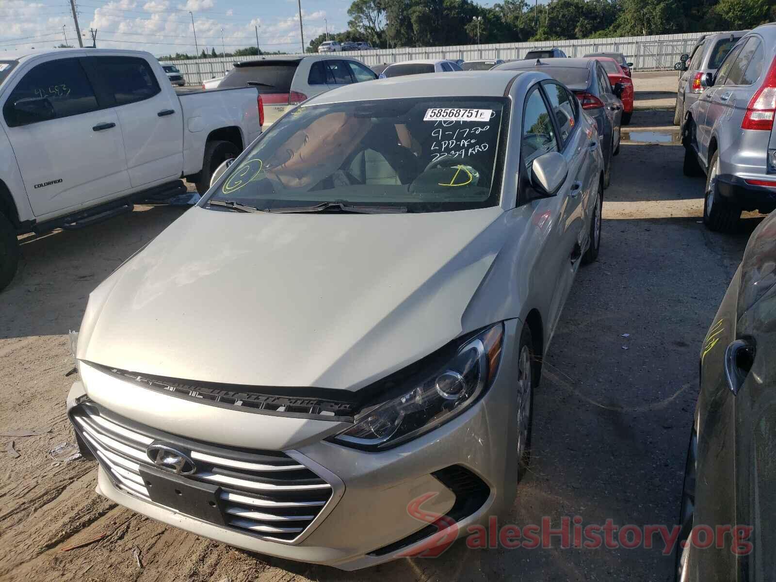 5NPD74LFXHH139491 2017 HYUNDAI ELANTRA