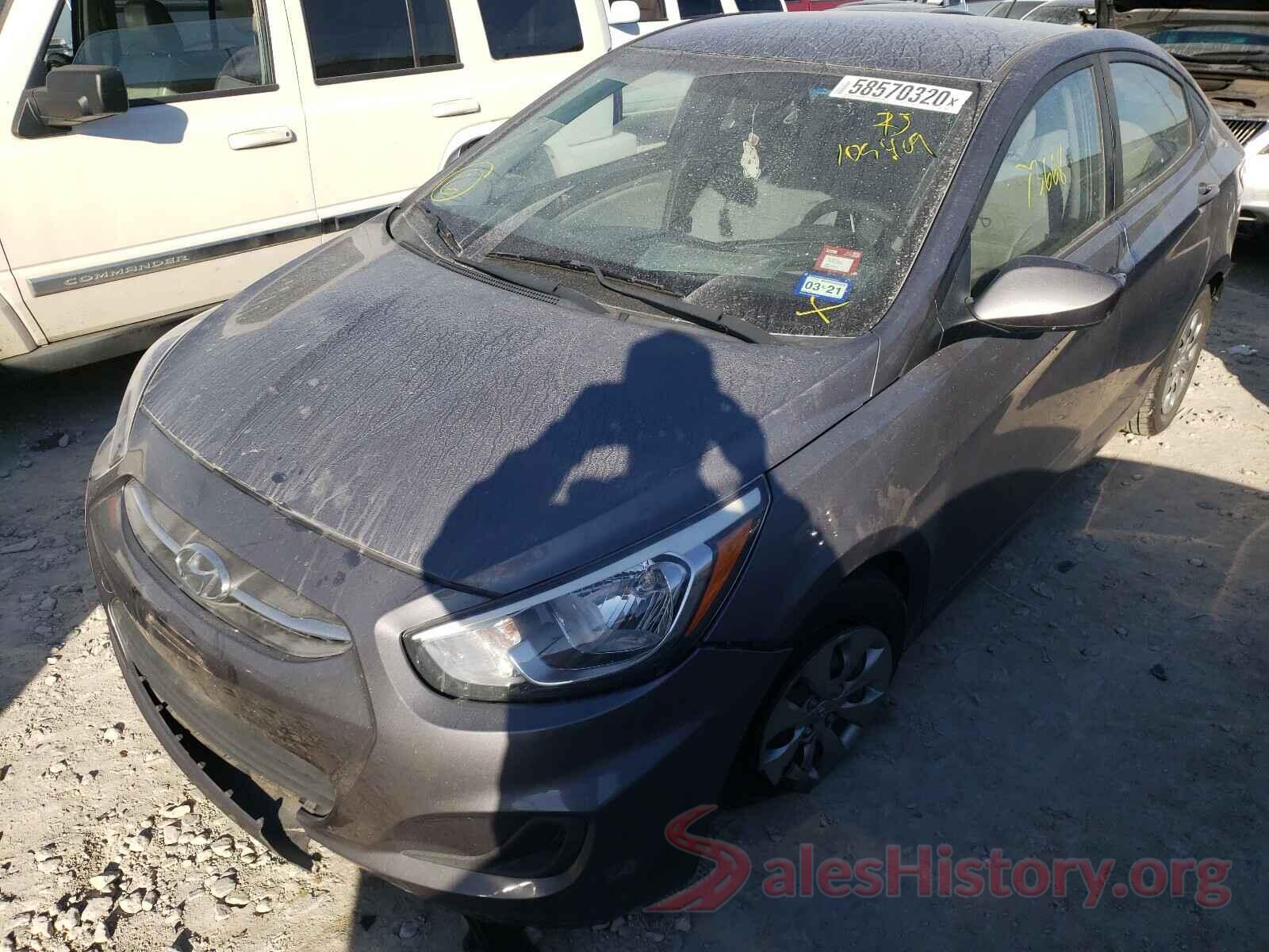 KMHCT4AE3GU105409 2016 HYUNDAI ACCENT