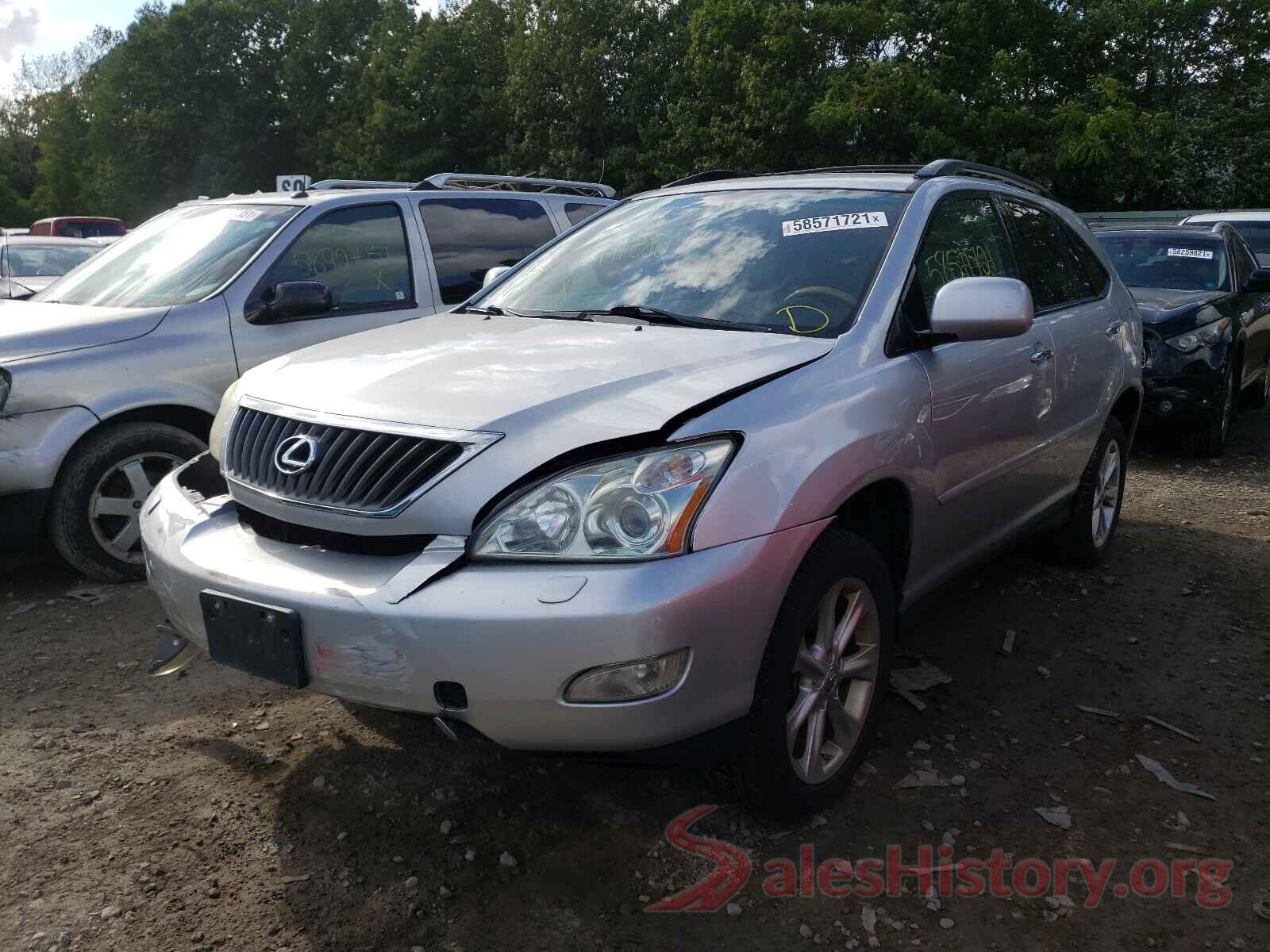 2T2HK31U49C107308 2009 LEXUS RX350