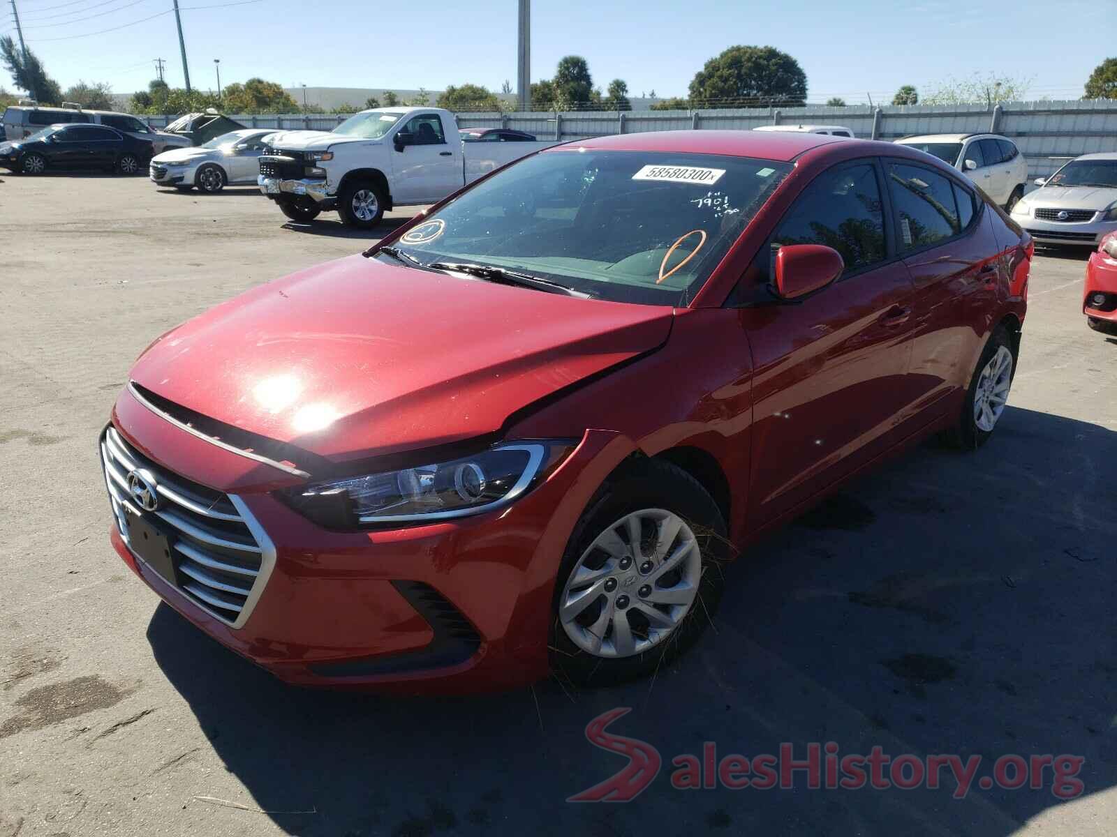 5NPD74LF4JH327901 2018 HYUNDAI ELANTRA