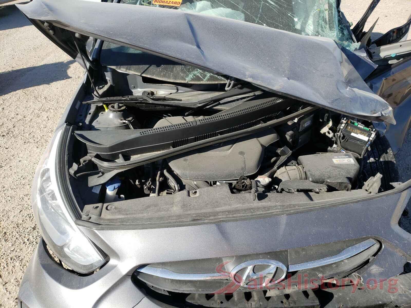 KMHCT5AEXHU322575 2017 HYUNDAI ACCENT