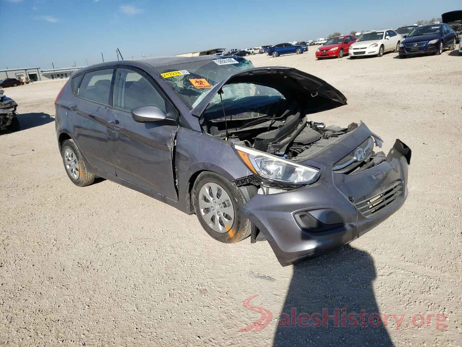 KMHCT5AEXHU322575 2017 HYUNDAI ACCENT