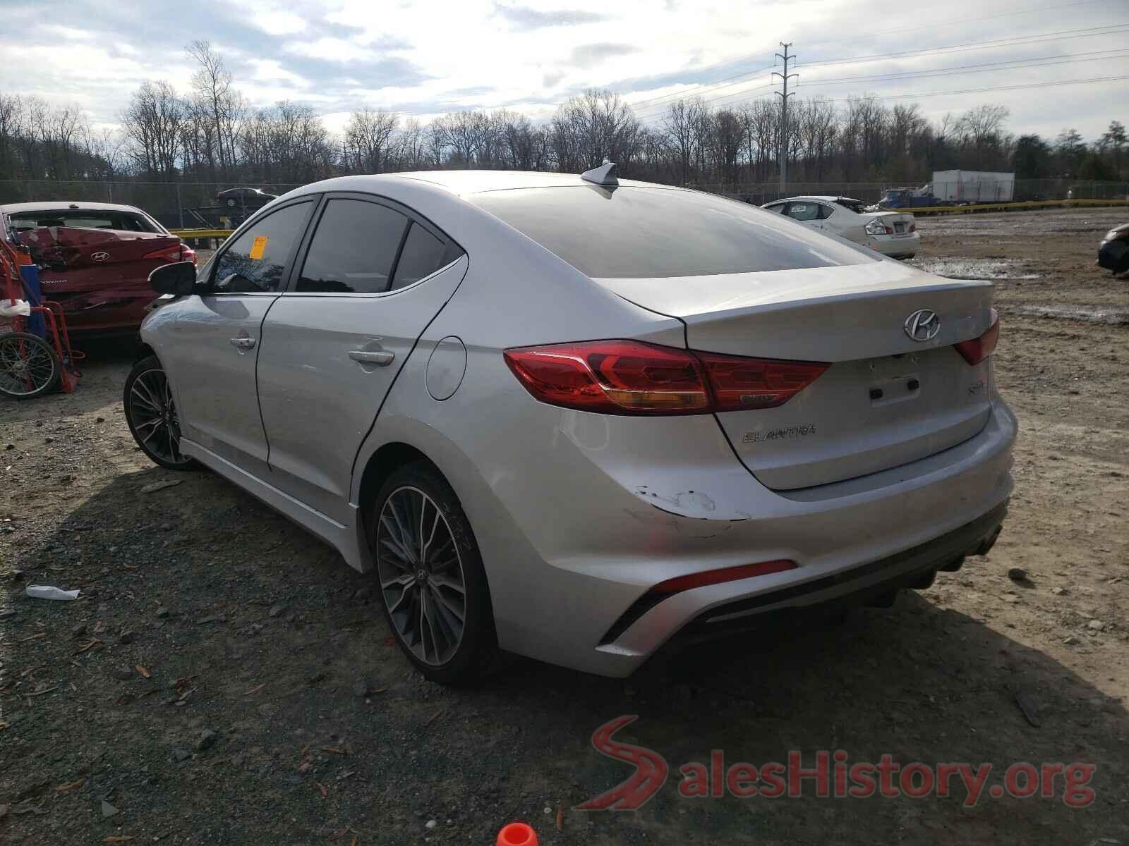 KMHD04LBXJU590350 2018 HYUNDAI ELANTRA