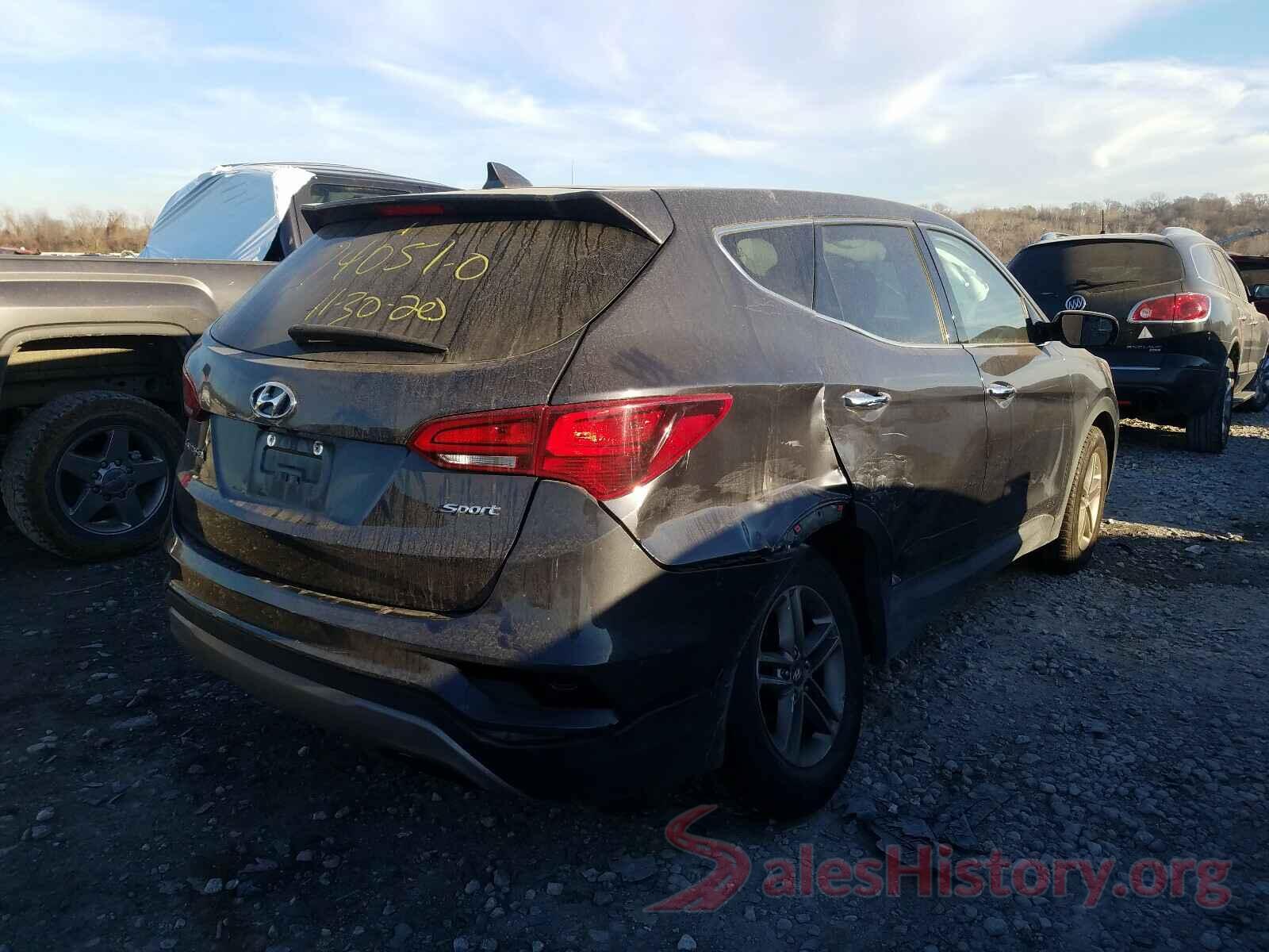 5XYZT3LB6HG455499 2017 HYUNDAI SANTA FE