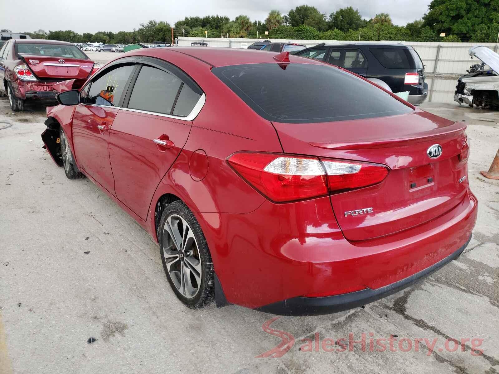 KNAFX4A88G5526727 2016 KIA FORTE