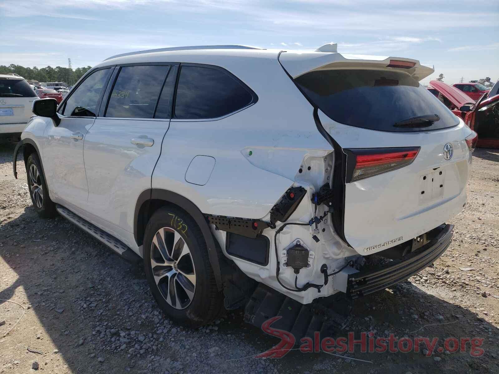 5TDGZRAH6MS530523 2021 TOYOTA HIGHLANDER