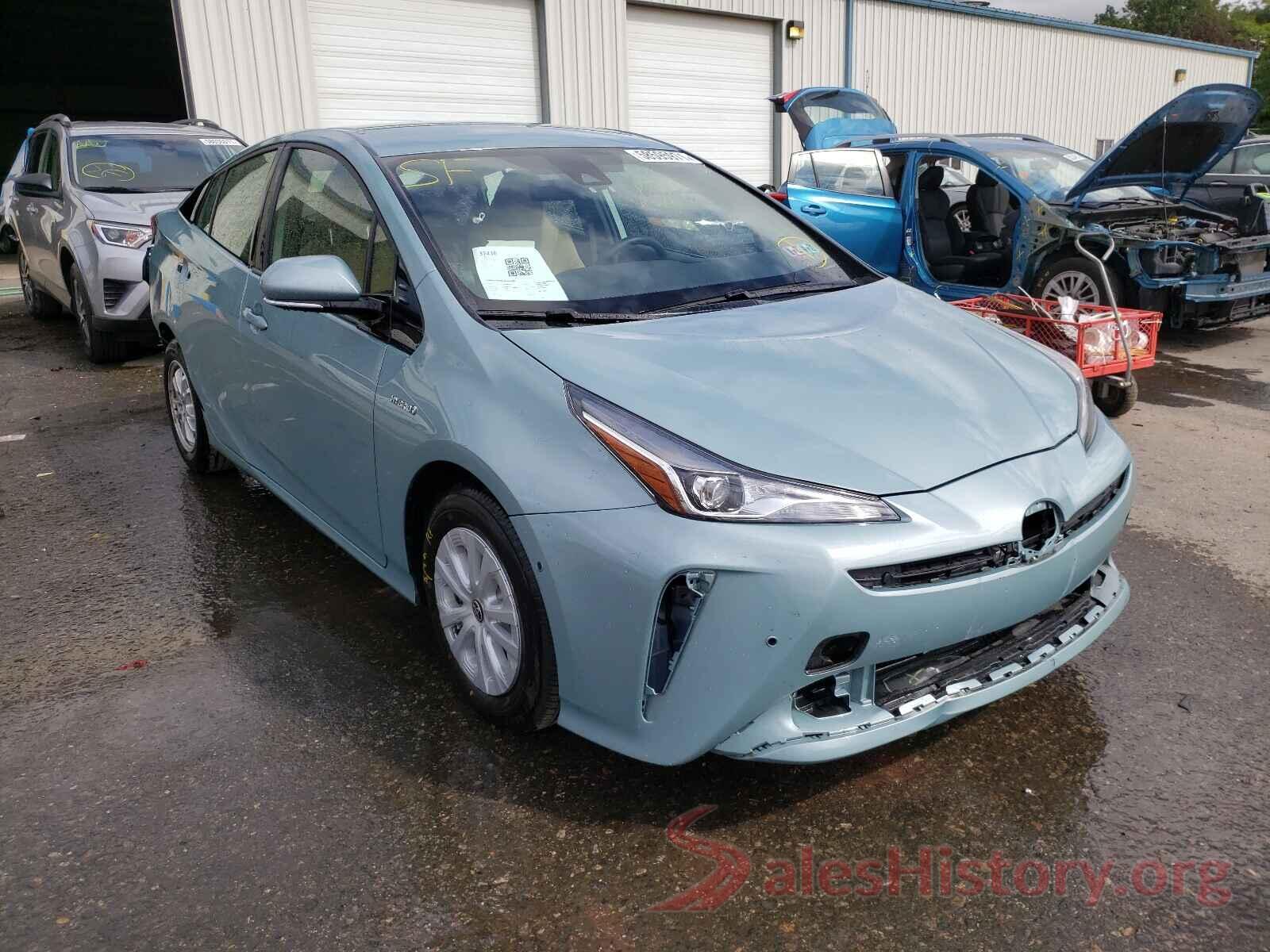 JTDKARFU9K3095826 2019 TOYOTA PRIUS