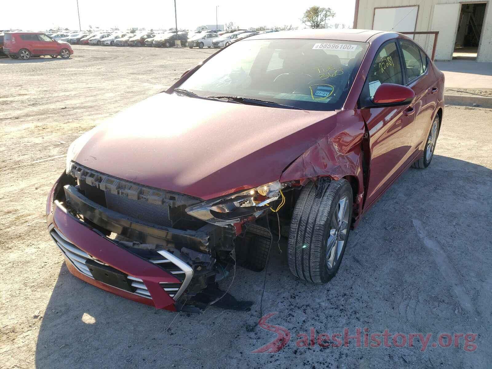 KMHD84LF0JU452196 2018 HYUNDAI ELANTRA