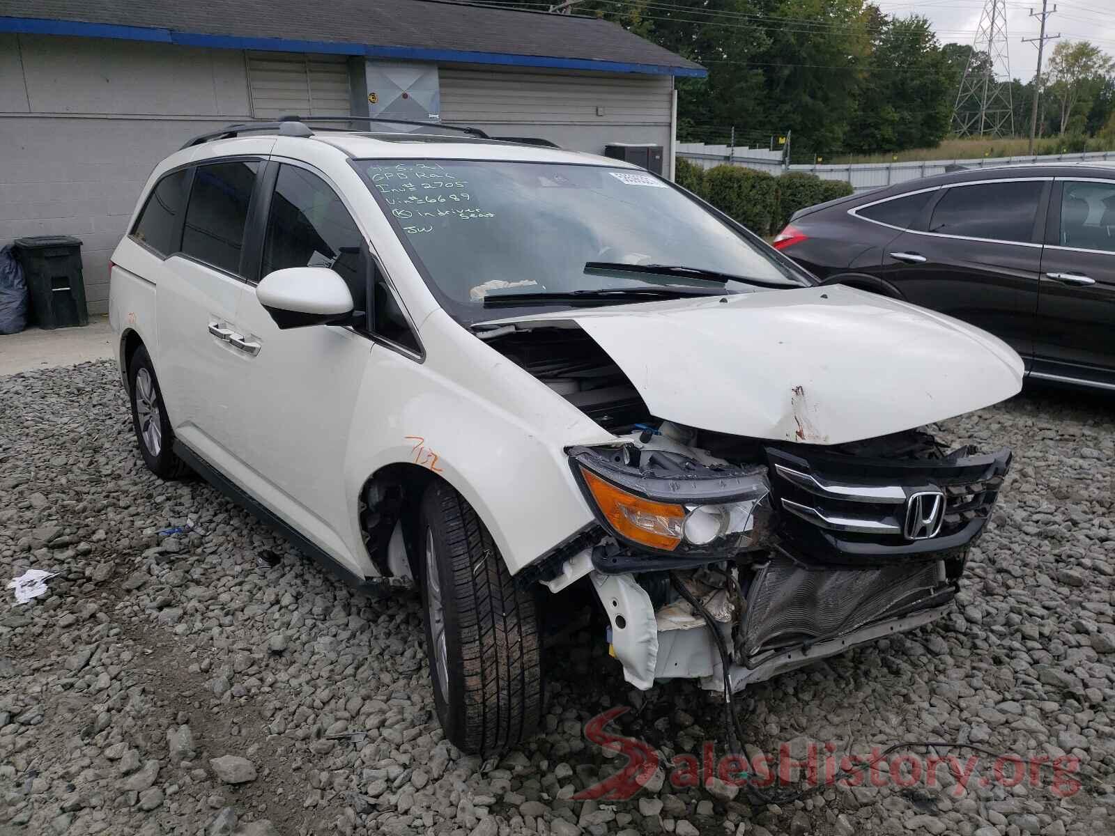 5FNRL5H63GB126689 2016 HONDA ODYSSEY