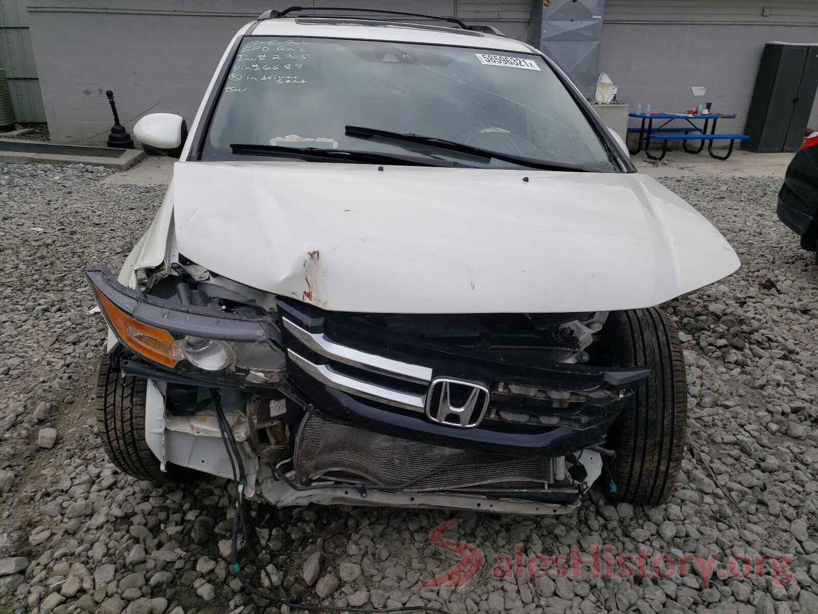 5FNRL5H63GB126689 2016 HONDA ODYSSEY