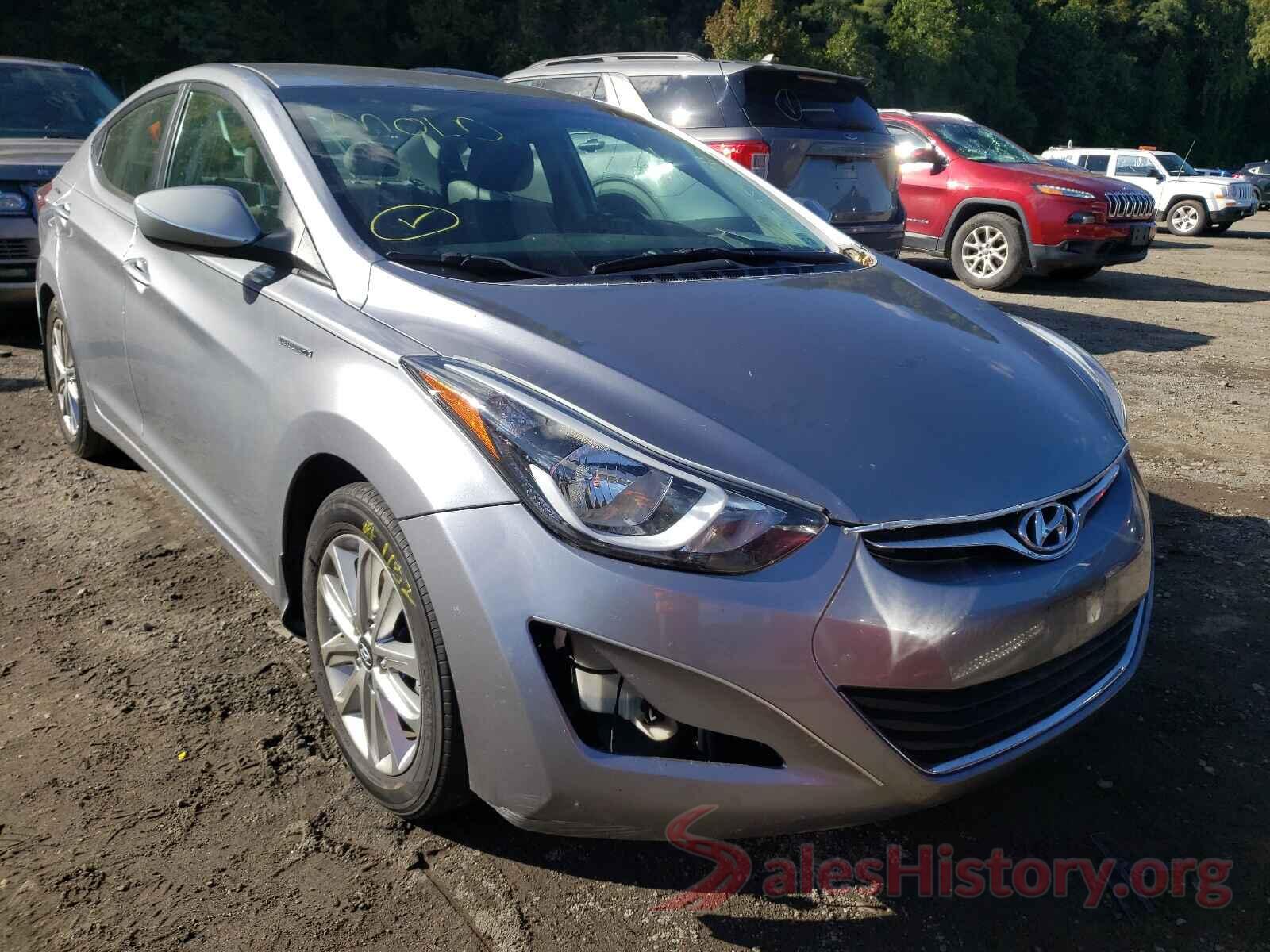 5NPDH4AE4GH796129 2016 HYUNDAI ELANTRA